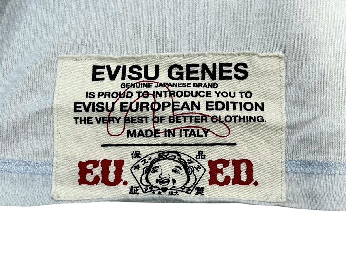 Evisu EVISU GENES YAMANE DAICOCK EMBROIDERY ITALY EURO MARKET TEE Size US XL / EU 56 / 4 - 7 Thumbnail
