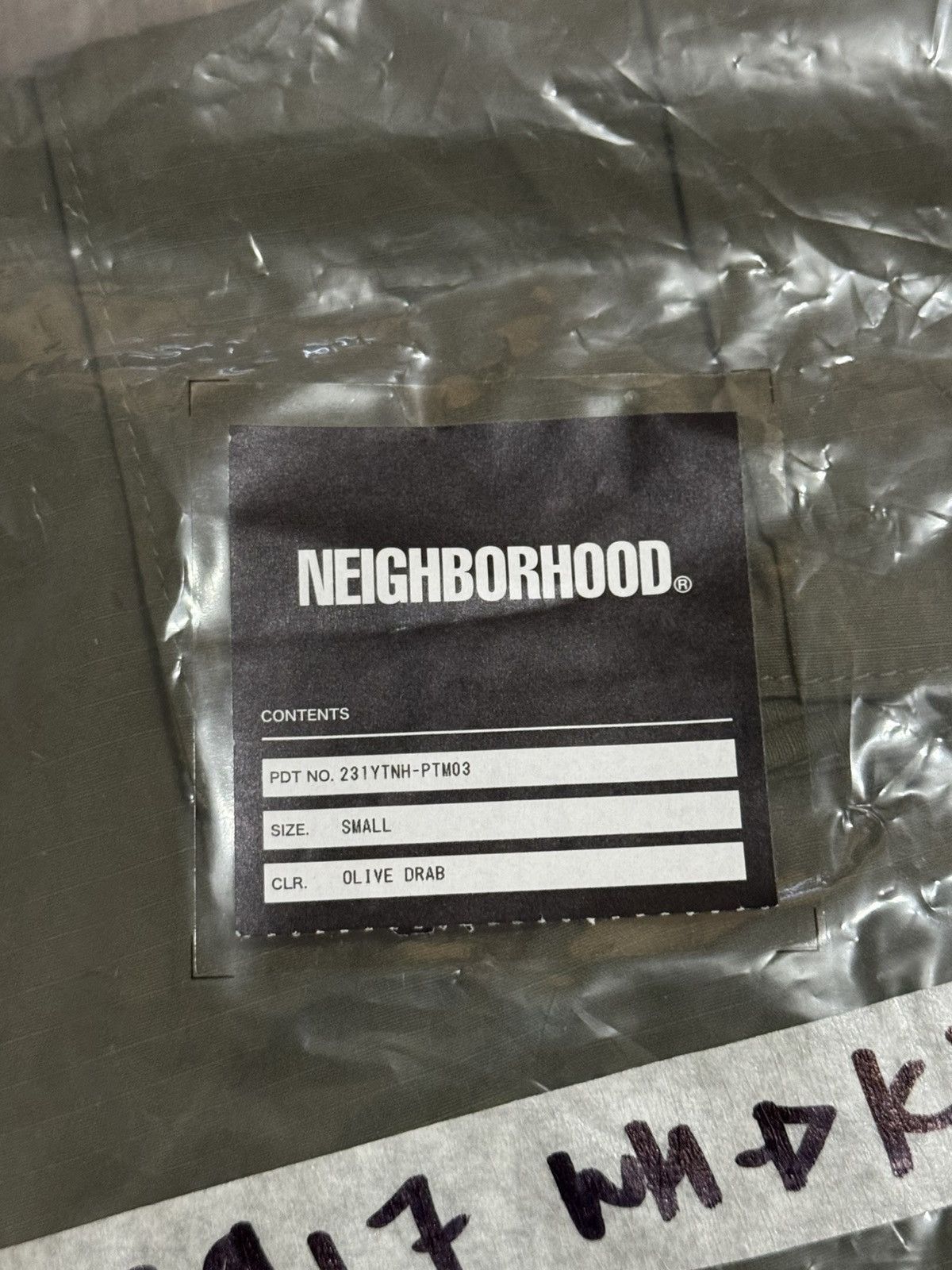 Neighborhood Neighborhood Wide Cargo Pants - Olive Drab Size US 29 - 6 Thumbnail