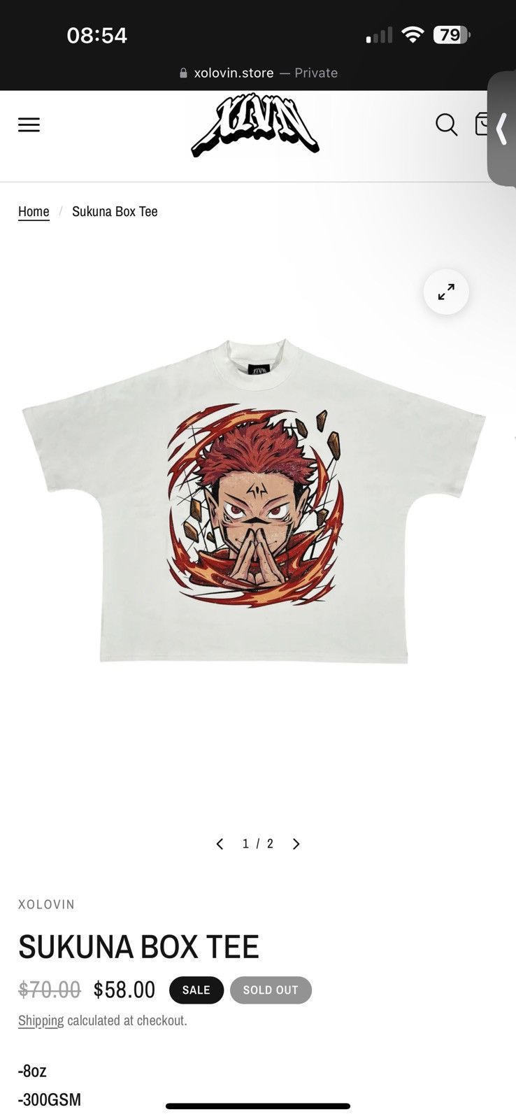 Other XO Lovin - Sukana Box Tee Size US M / EU 48-50 / 2 - 1 Thumbnail