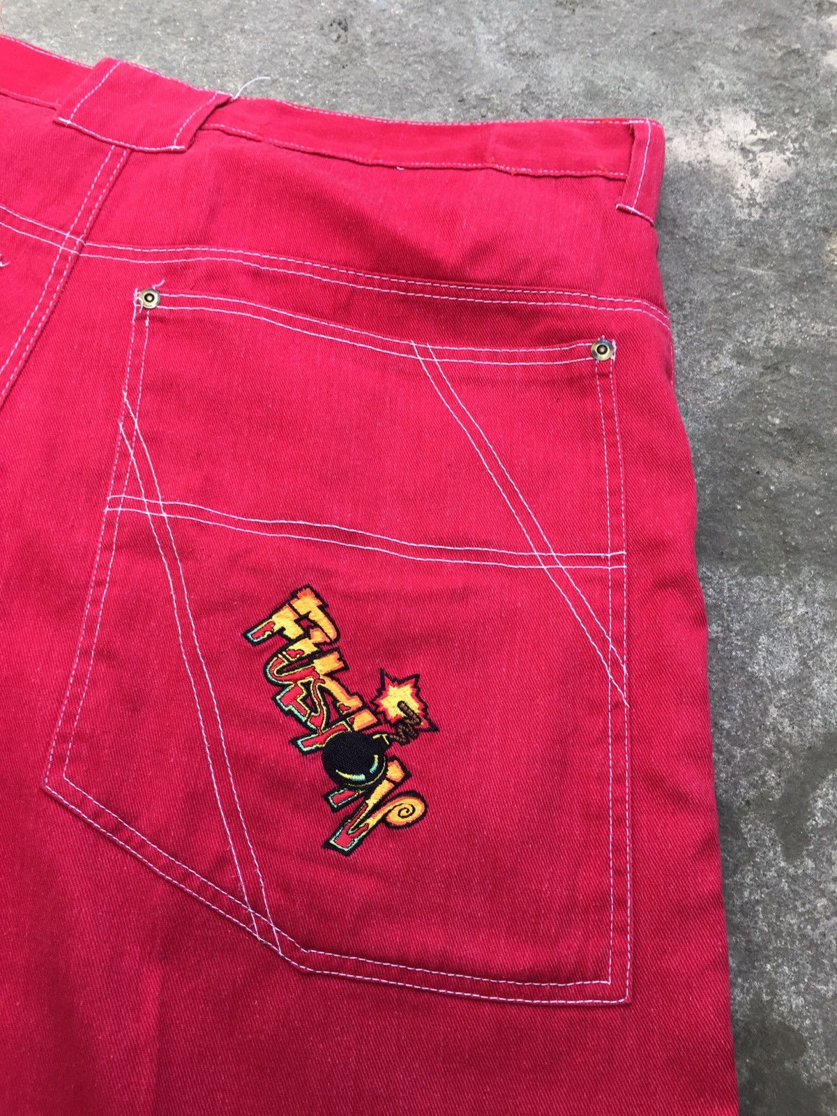 Vintage fusion jorts big pocket USA