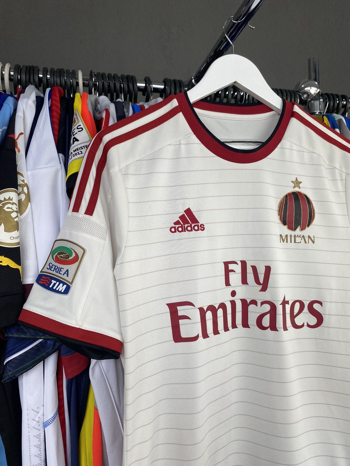 Offer🔥AC MILAN 2013 home jersey by adidas #10 keisuke honda, image size:1200x1600