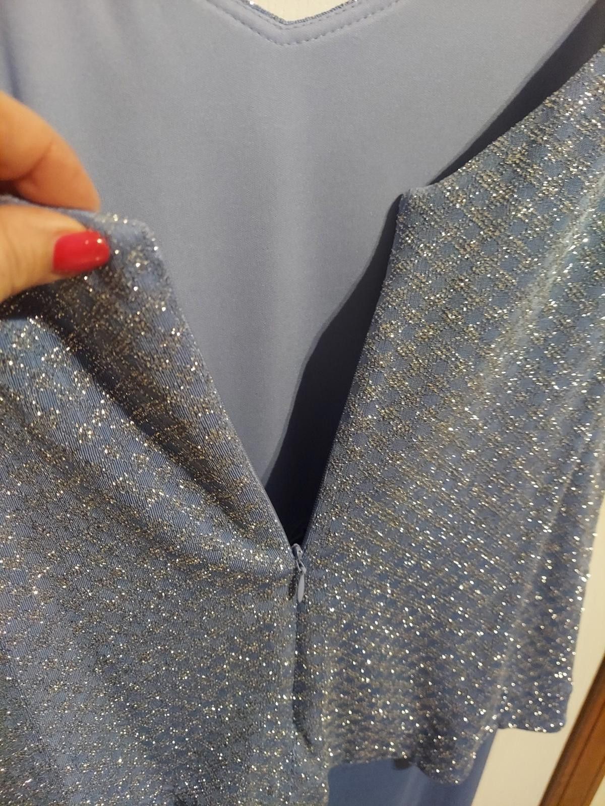Other Alex Evenings Mother Of The Bride Formal Dress Blue Size XL / US 12-14 / IT 48-50 - 12 Thumbnail