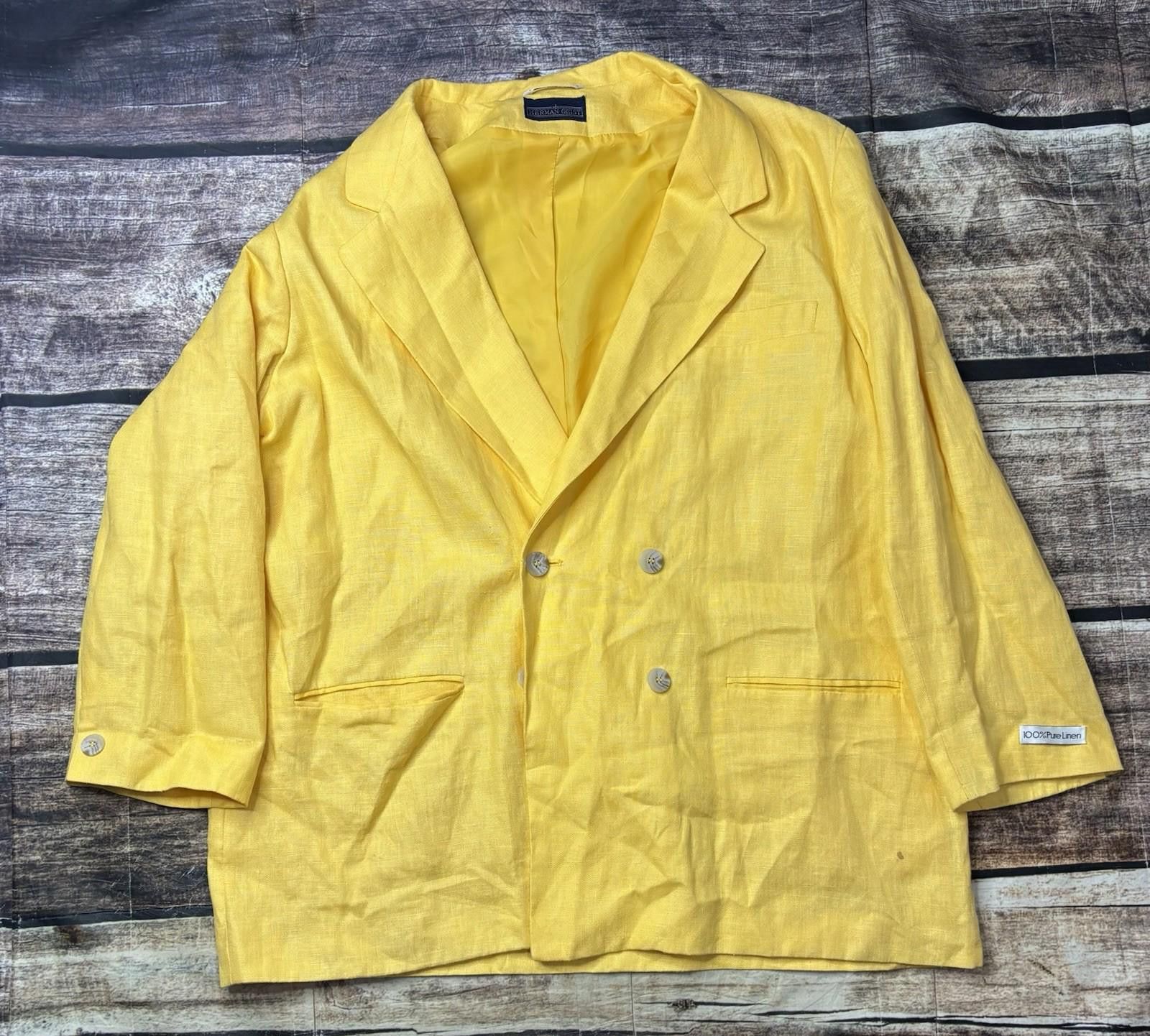 Other Herman Geist Blazer Jacket Womens Size 20 3XL Pure Linen Size 3XL / US 20-22 - 1 Thumbnail