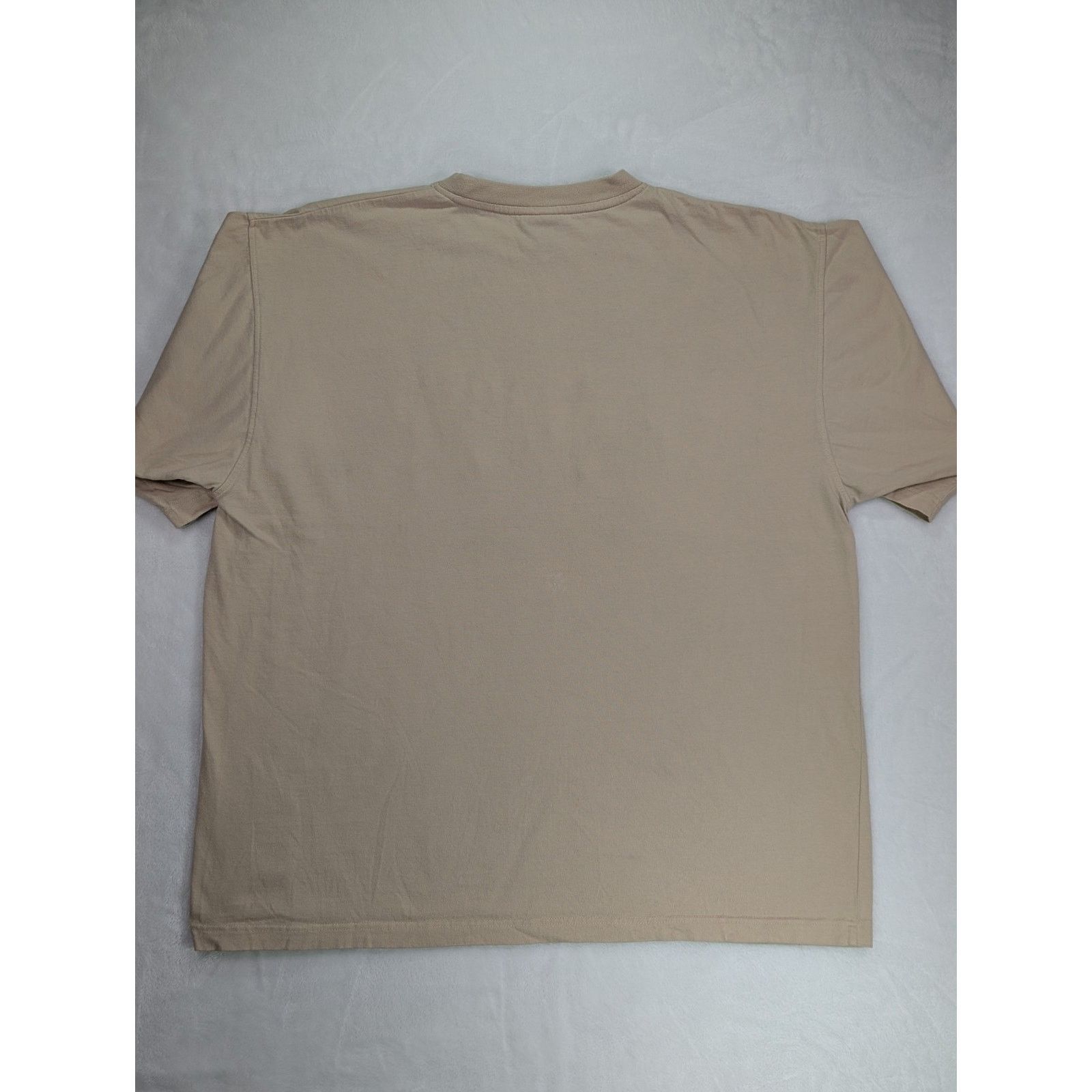 Southpole Sz XL Tan & White VTG Y2K Embroidered Logo Colorblock Size US XL / EU 56 / 4 - 7 Thumbnail