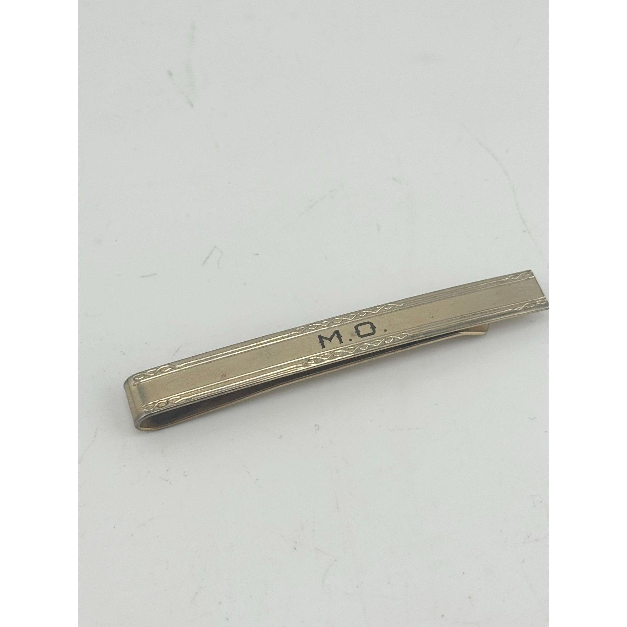 Vintage Vintage gold tone Monogrammed tie clip Size ONE SIZE - 3 Thumbnail