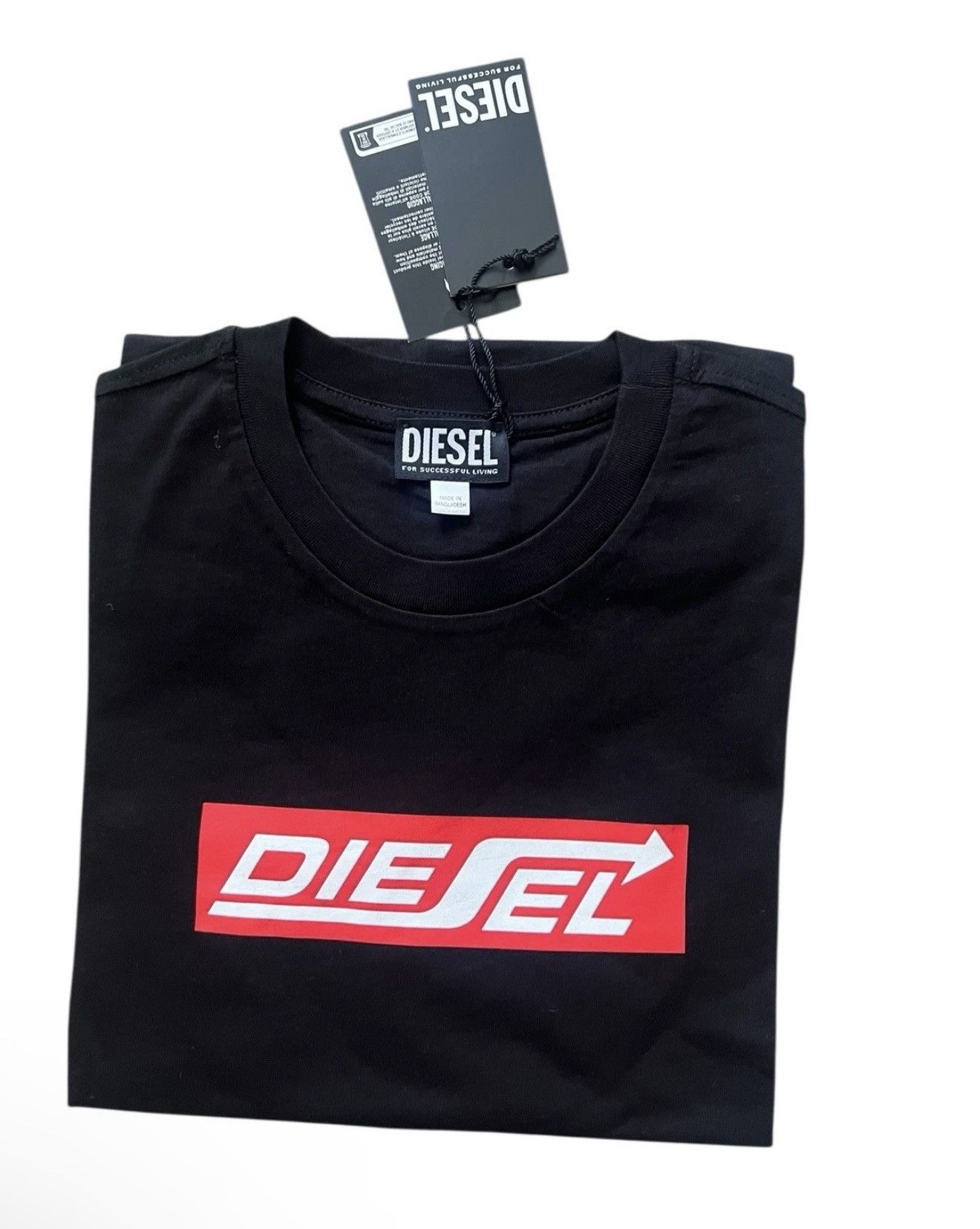 Diesel Diesel T-Just Off Box Logo T-Shirt $80 Black Size M Size US M / EU 48-50 / 2 - 4 Thumbnail