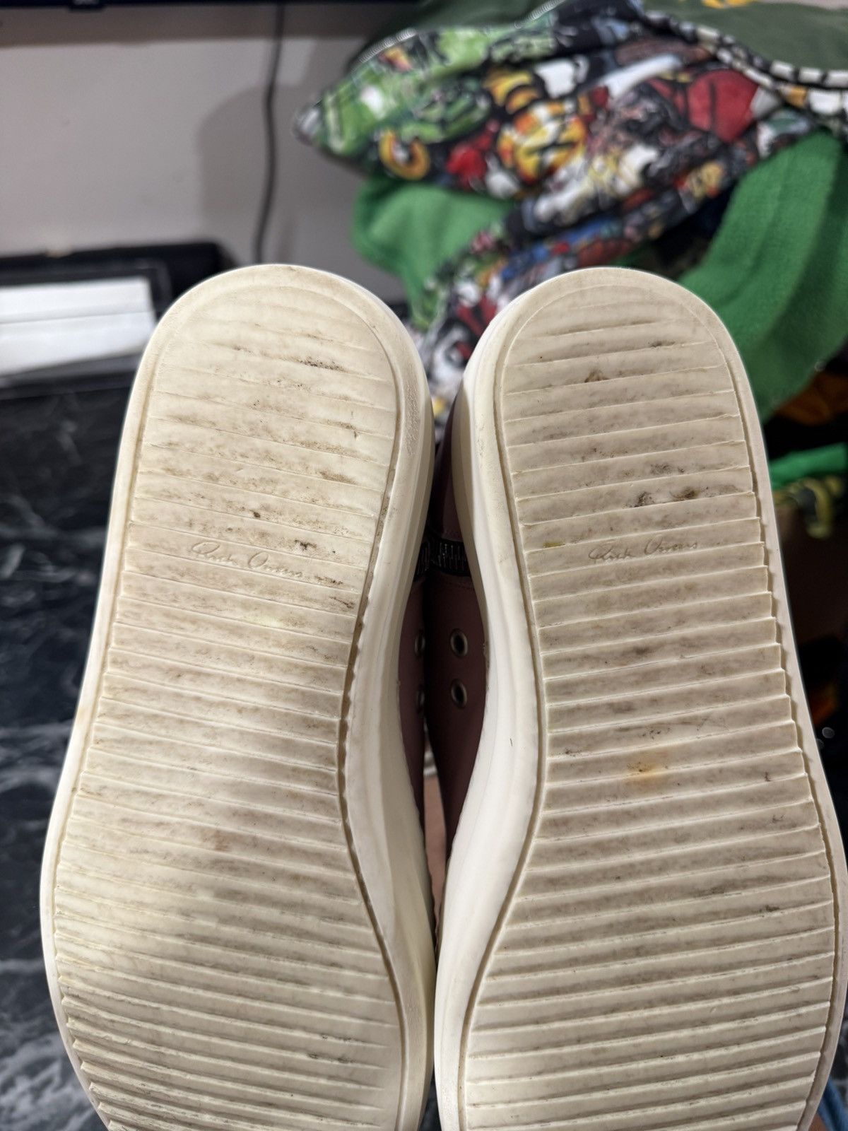 Rick Owens Rick Owens Hi Ramone Size 43 EU / 10 US Size US 10 / EU 43 - 20 Thumbnail
