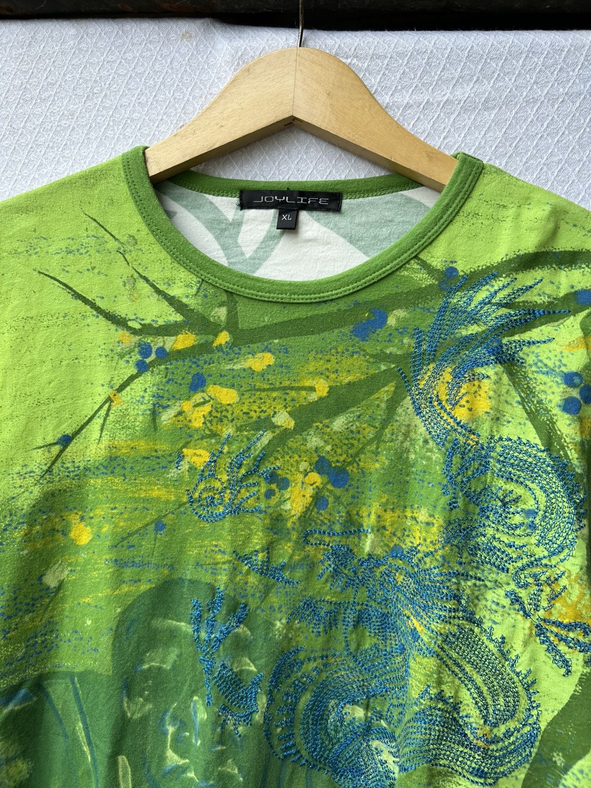 Japanese Brand JOYLIFE Japanese sukajan t shirt longsleeve Size US L / EU 52-54 / 3 - 7 Thumbnail