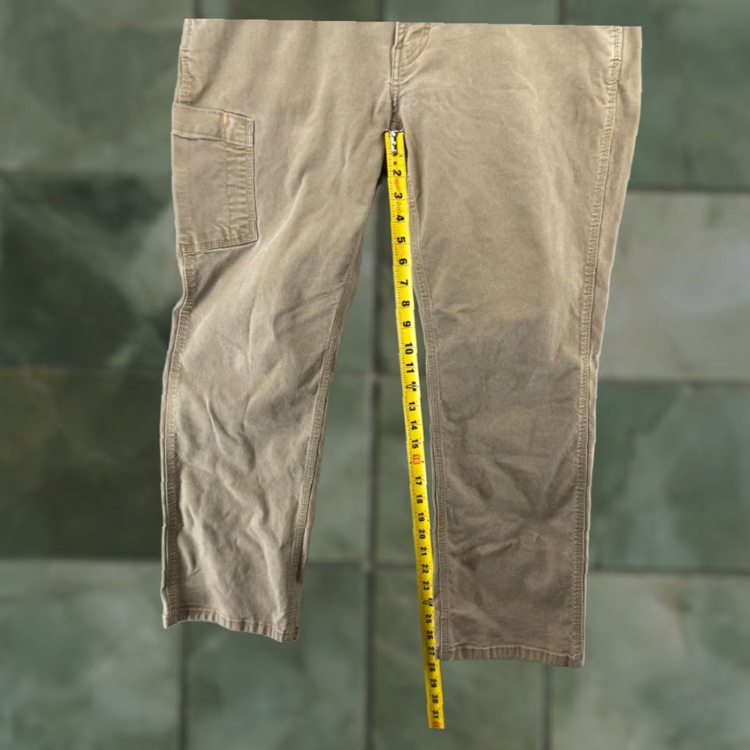 Ariat Ariat Mens Relaxed Straight M4 REBAR Khaki Canvas Work Pants 34x30 Size US 34 / EU 50 - 3 Thumbnail