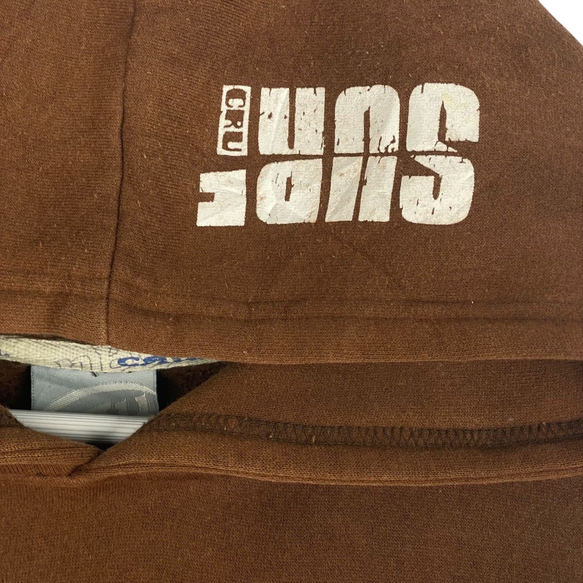 Designer × Vintage Vintage Cru Hoodie Sweater Embroidery Brown Size US M / EU 48-50 / 2 - 7 Thumbnail
