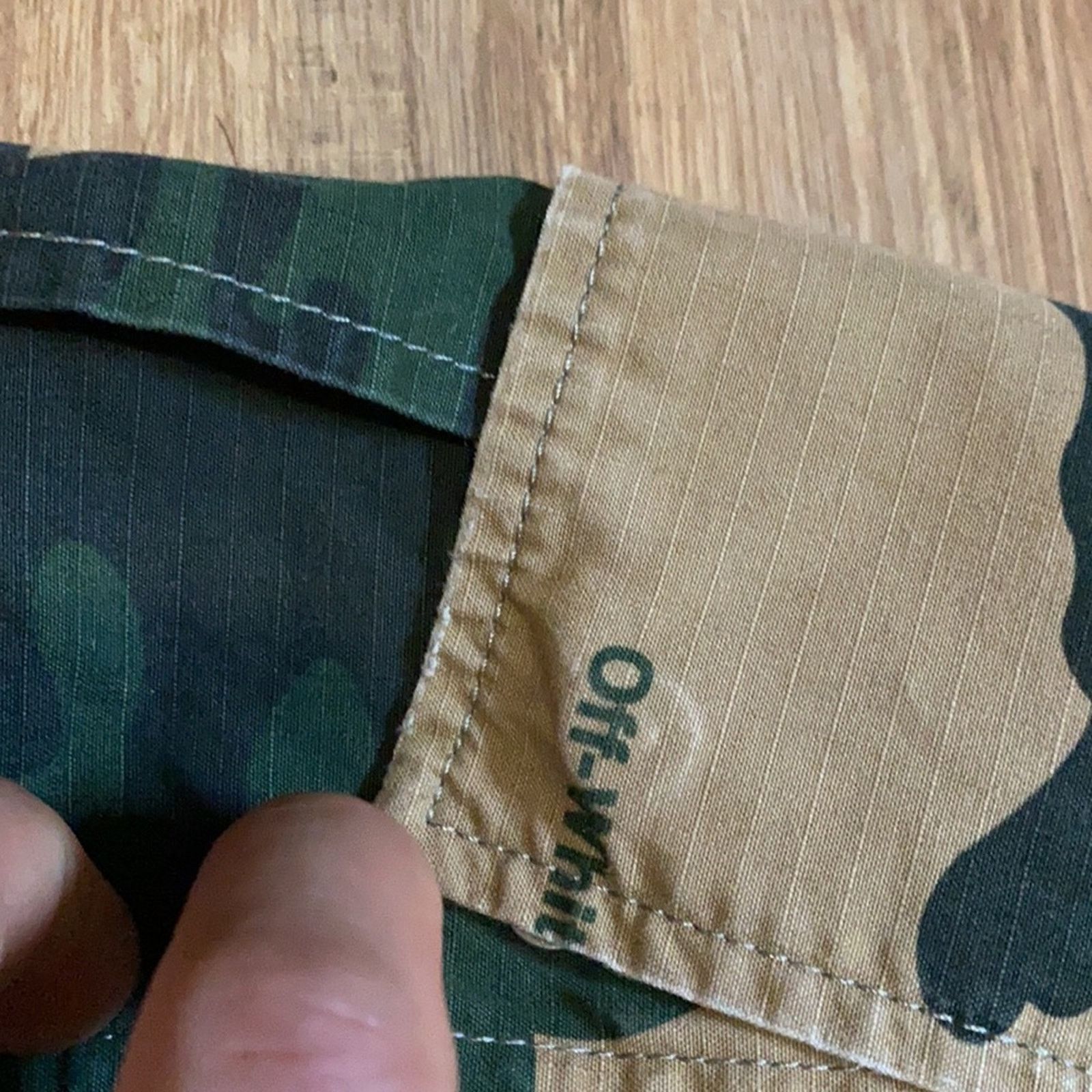 Off-White Off-White Camouflage Cargo Jogger Pants Size US 31 - 5 Thumbnail