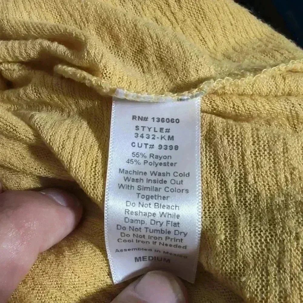 Designer PST Los Angeles Yellow Rough woven tank top size M Size M / US 6-8 / IT 42-44 - 4 Thumbnail