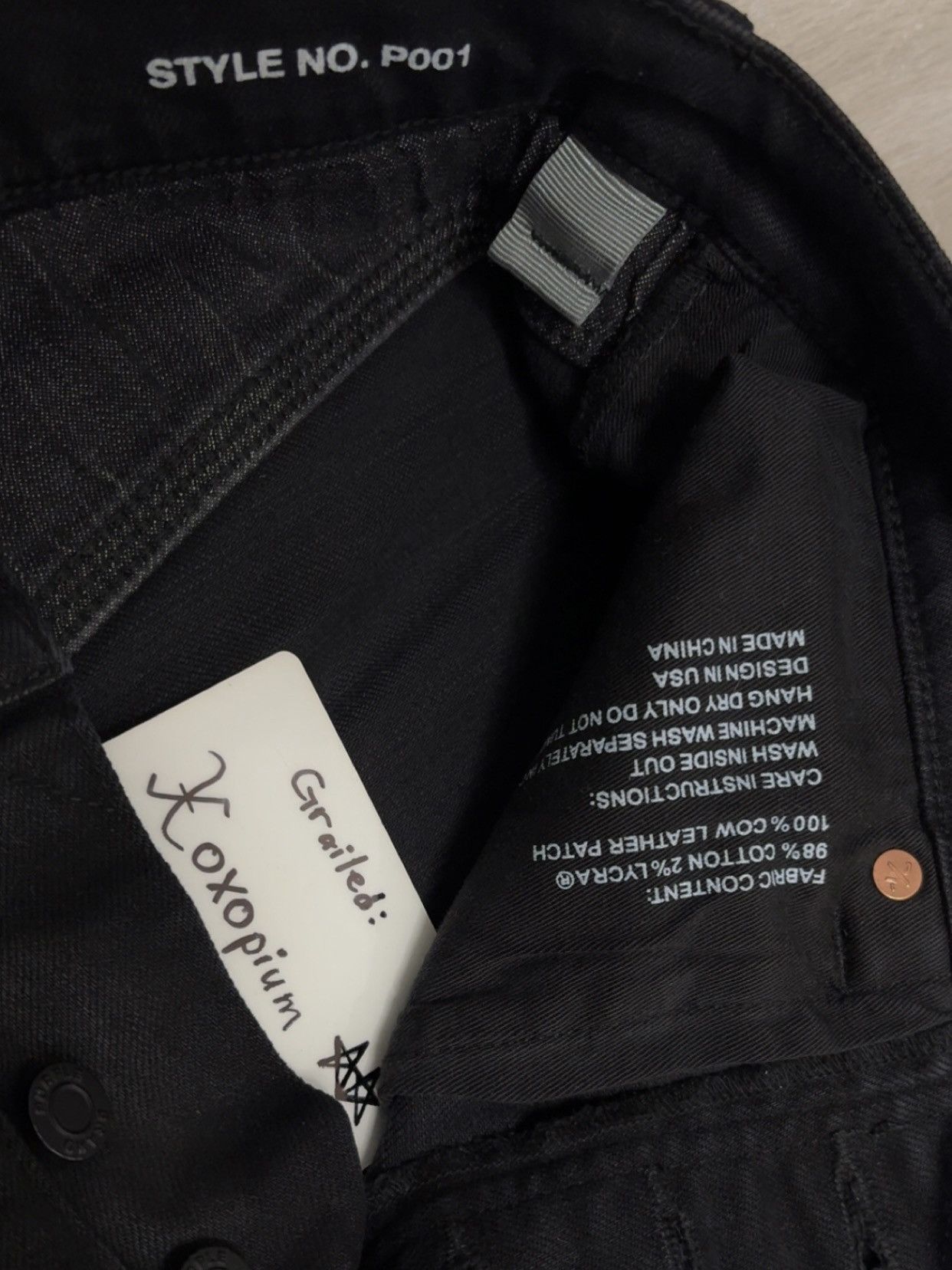 Purple Brand Purple jeans p001 black wax Size US 30 / EU 46 - 5 Thumbnail