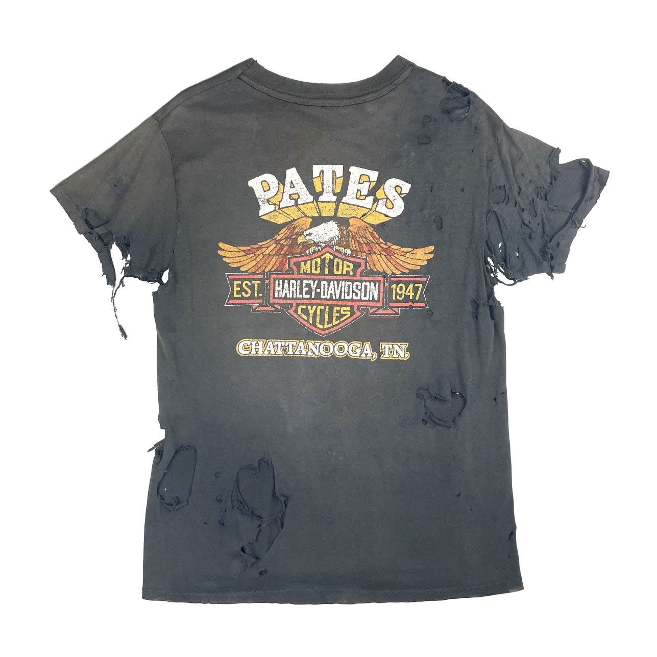 Harley Davidson VINTAGE 80'S THRASHED FADED HARLEY DAVIDSON T-SHIRT Size US L / EU 52-54 / 3 - 4 Thumbnail