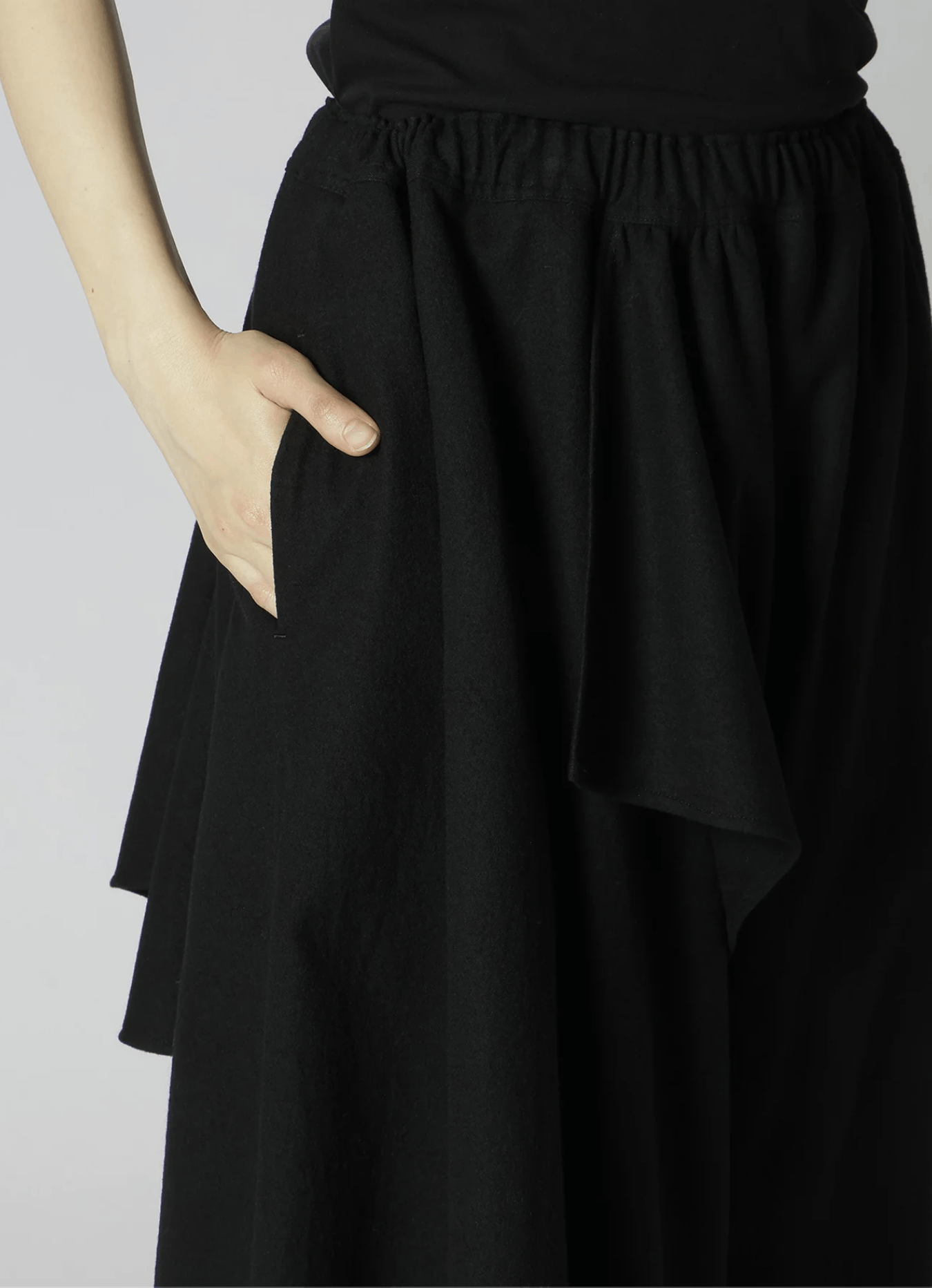 Yohji Yamamoto Yohji Yamamoto Collections - WOOL GATHERED WRAP PANTS Size 26" / US 2 / IT 38 - 11 Thumbnail