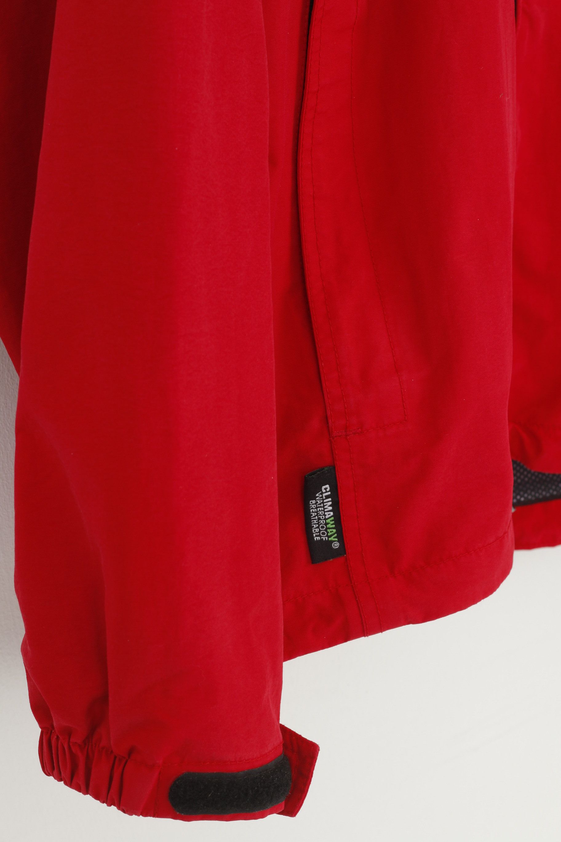 Vintage Lafuma Men M Jacket Red Full Zipper Hood Polyamid 0302 Size US M / EU 48-50 / 2 - 3 Thumbnail