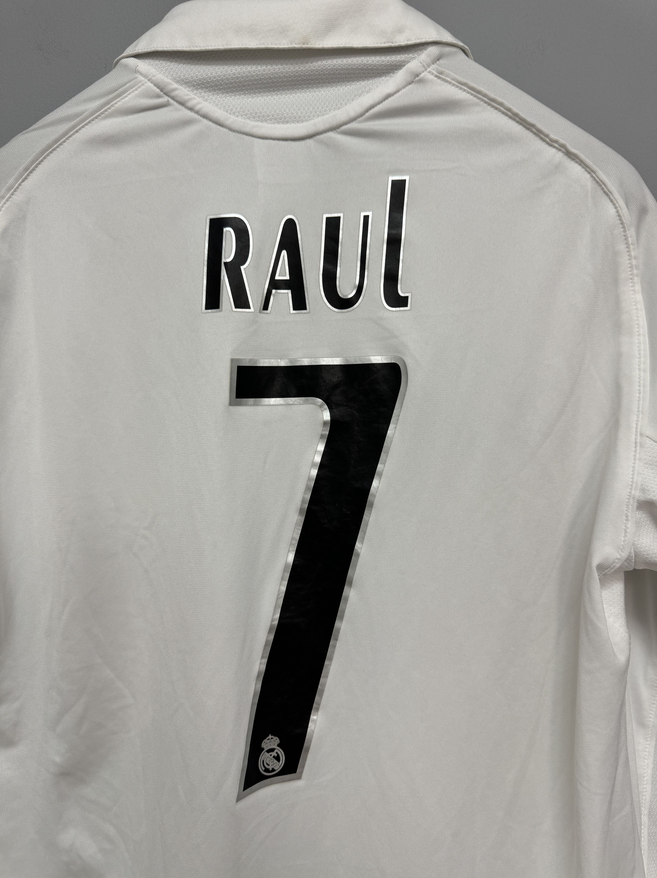 Adidas Real Madrid 2005 2006 Raul #7 Home Football Jersey Long M Size US M / EU 48-50 / 2 - 10 Thumbnail