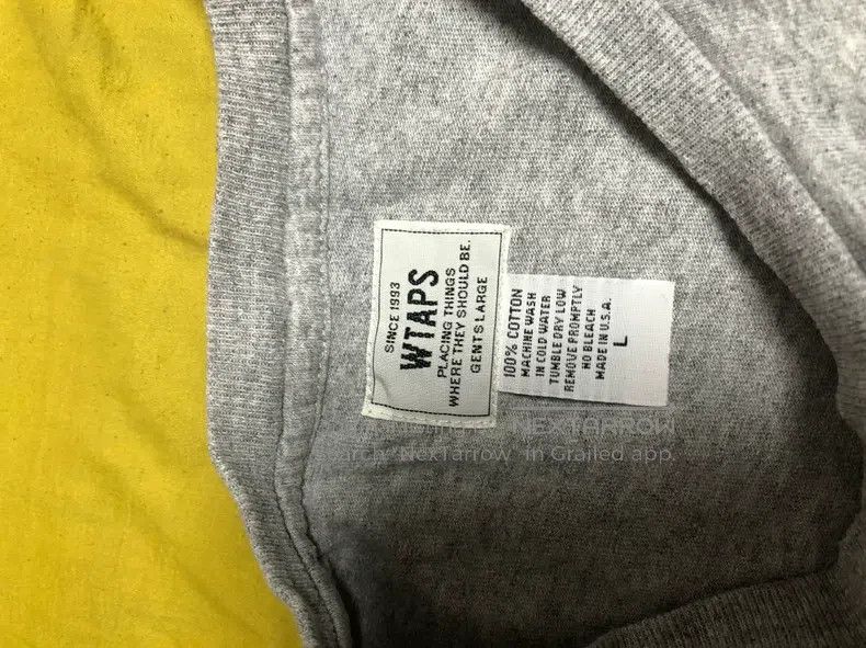 Wtaps Wtaps Gray short-sleeved shirt Size US L / EU 52-54 / 3 - 4 Thumbnail
