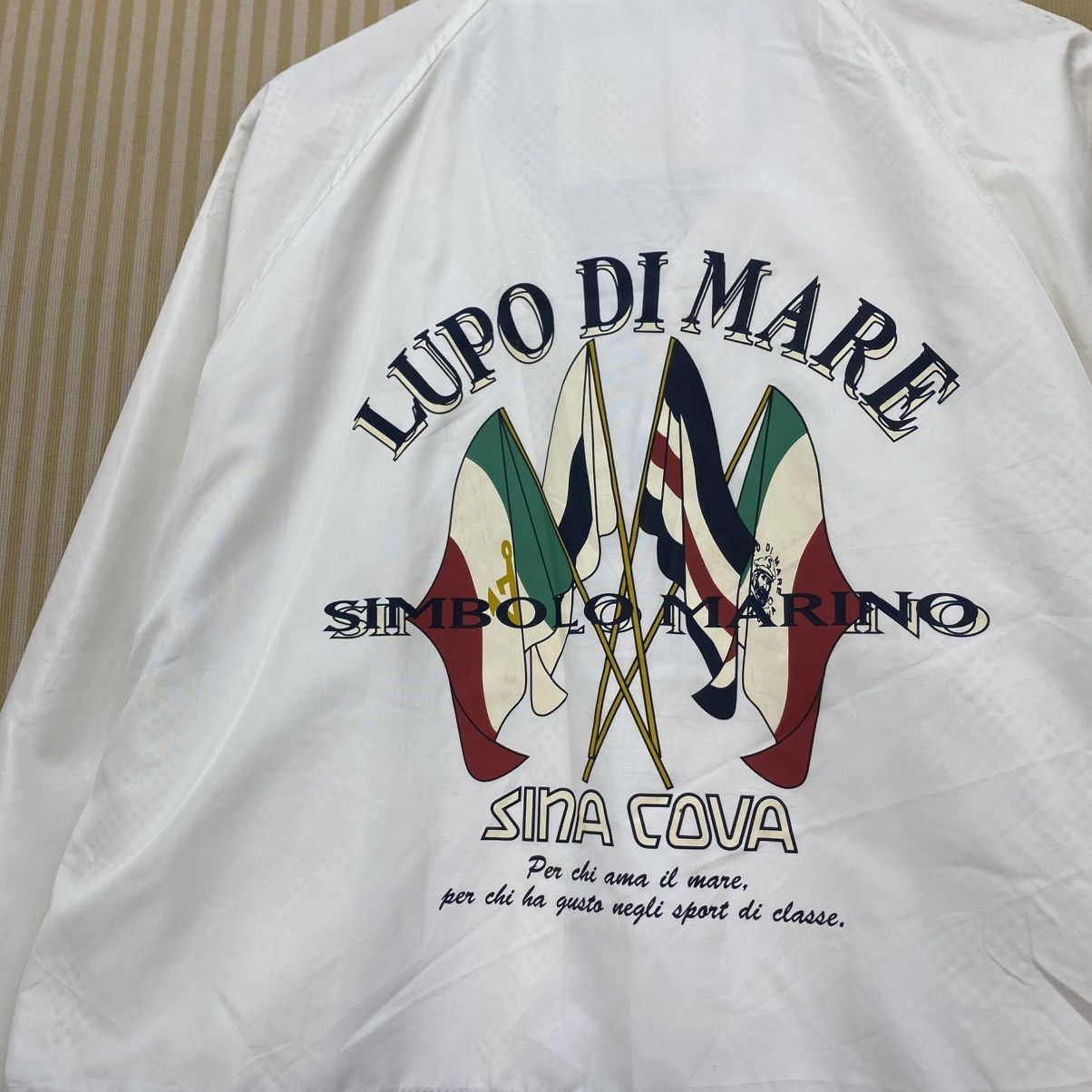 Nautica 🌺 vintage SINA COVA Lupo Di Mare nautical-style jacket. Size US M / EU 48-50 / 2 - 6 Thumbnail