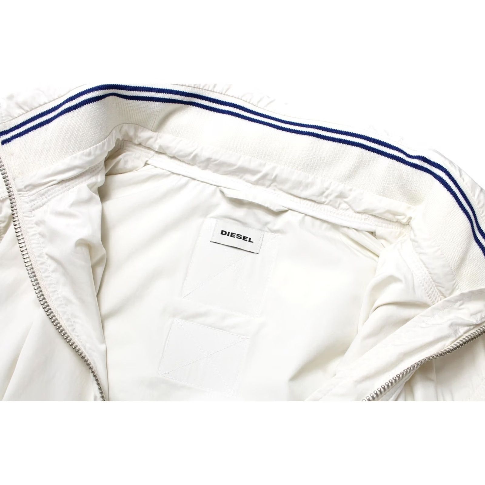 Diesel DIESEL Jacket Women M Hooded Pockets Ivory Lightweight Zip Full Zip Jacket Woman M Ivory Size M / US 6-8 / IT 42-44 - 6 Thumbnail