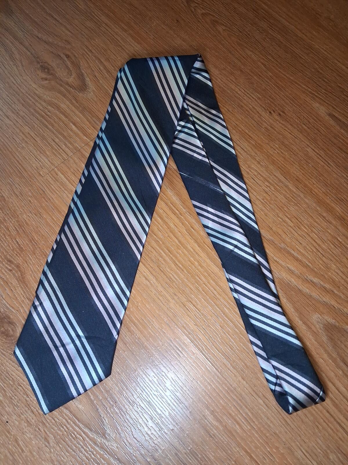 Ike Behar Ike Behar Silk Tie Multicolor Striped Handmade in USA Size ONE SIZE - 5 Thumbnail