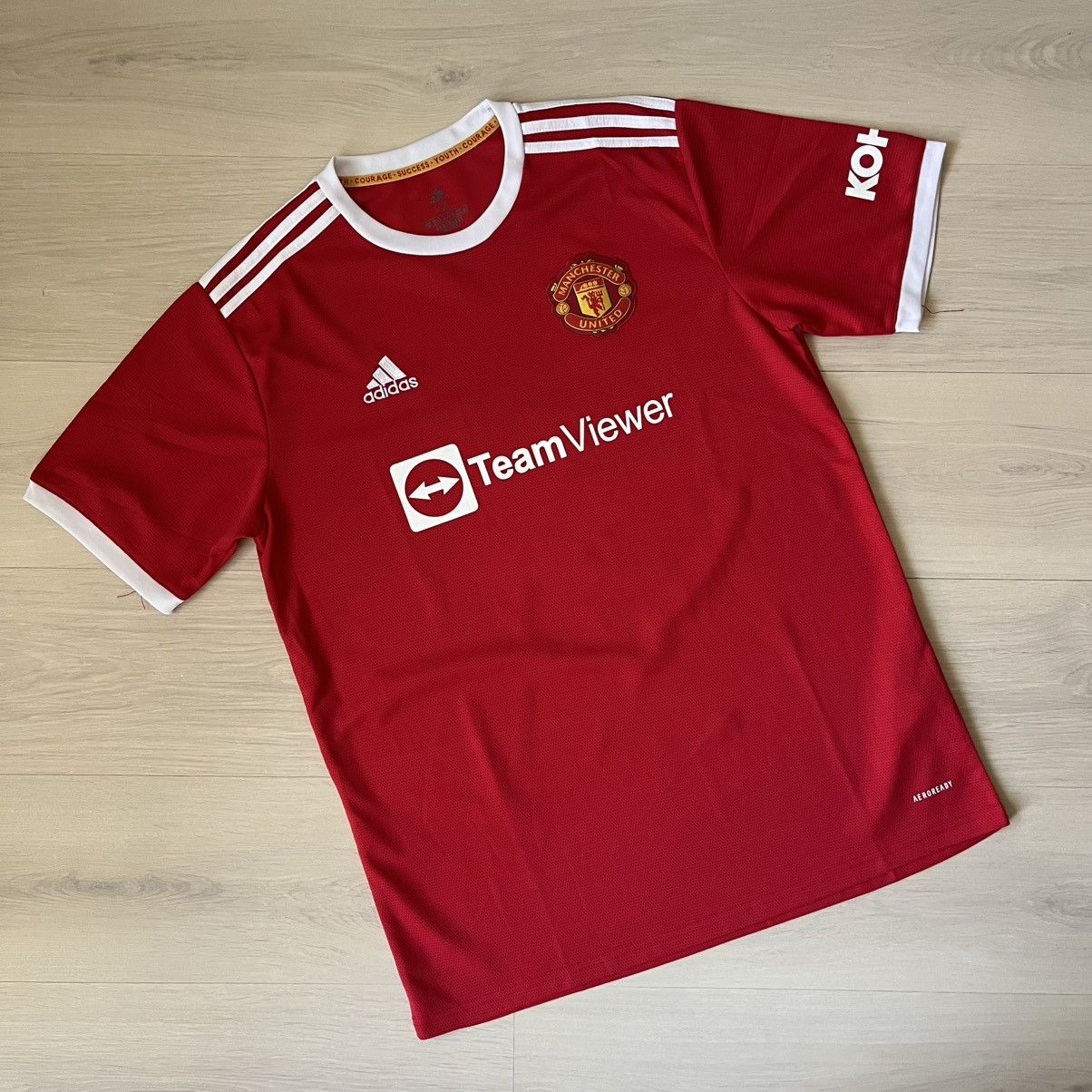 Adidas Adidas Manchester United 2021/22 Home Football Shirt Jersey Size US XXL / EU 58 / 5 - 1 Thumbnail