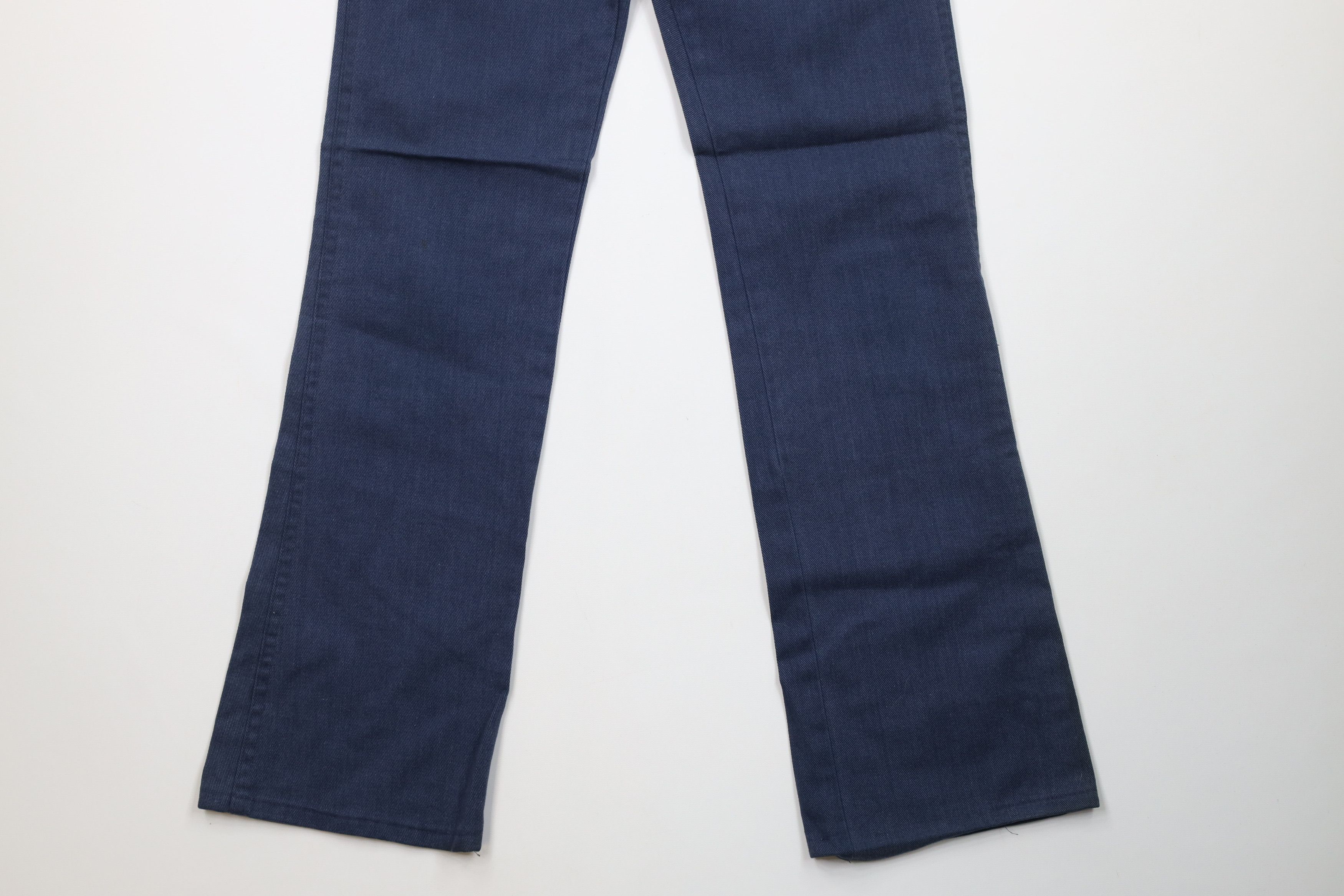 Vintage Vintage 70s Streetwear Flared Wide Leg Denim Jeans Blue USA Size US 28 / EU 44 - 4 Thumbnail