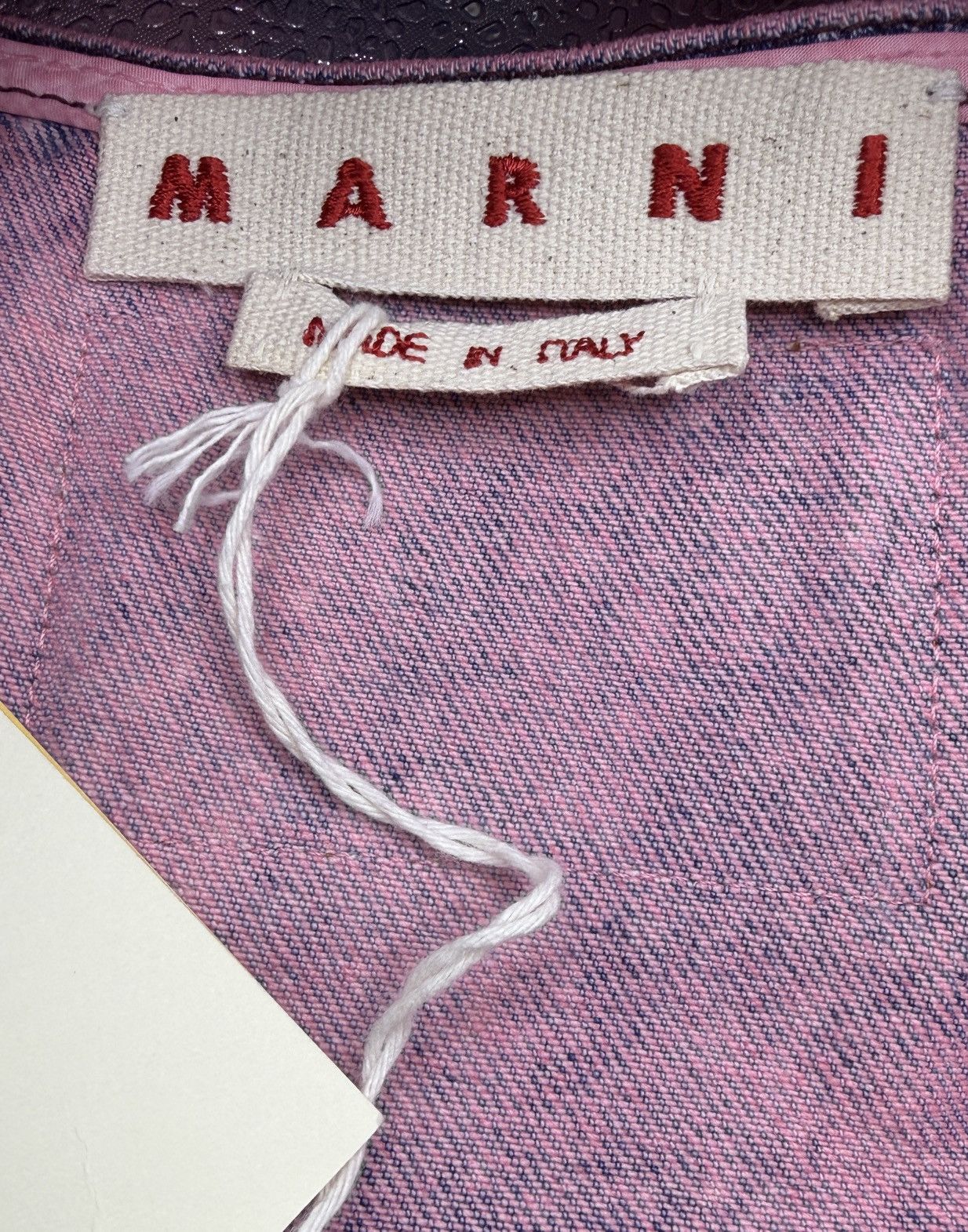 Marni Marni Pink Paneled Denim Tank top Size S / US 4 / IT 40 - 11 Thumbnail