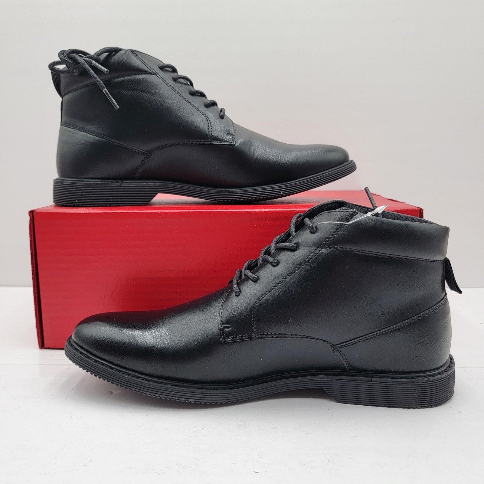London Fog London Fog Tyler Chukka Mens Size 8 Black Dress Boots Size US 8 / EU 41 - 2 Thumbnail