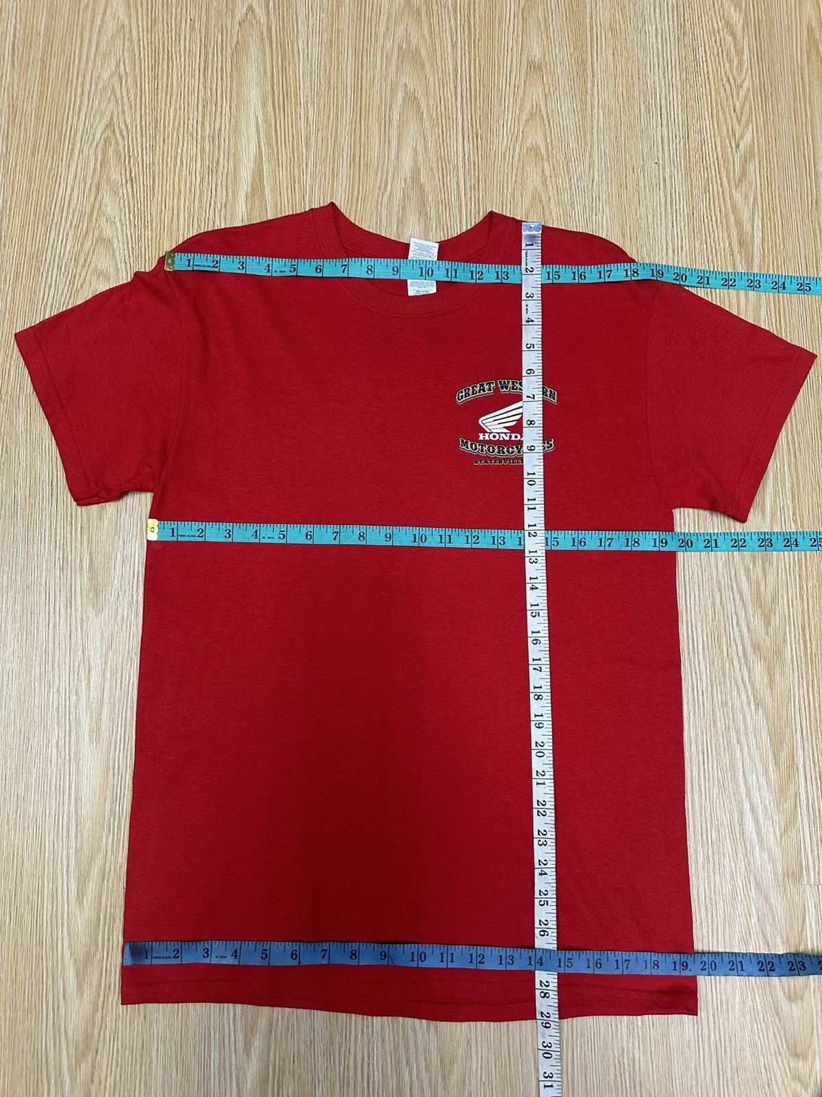 Honda Honda Great Western Motorcycles Tshirt A265 Size US M / EU 48-50 / 2 - 5 Thumbnail