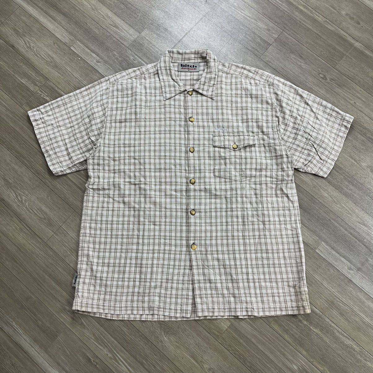 Shorty's Skateboards Vintage 90s Bitch Skateboards Pocket Button Shirt Tartan Size US M / EU 48-50 / 2 - 1 Thumbnail