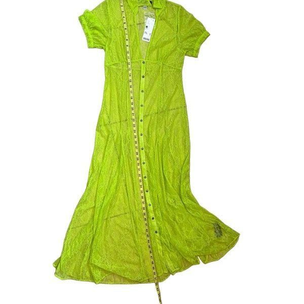 Urban Outfitters Urban Outfitters Connie green sheer lace maxi dress Size S / US 4 / IT 40 - 7 Thumbnail