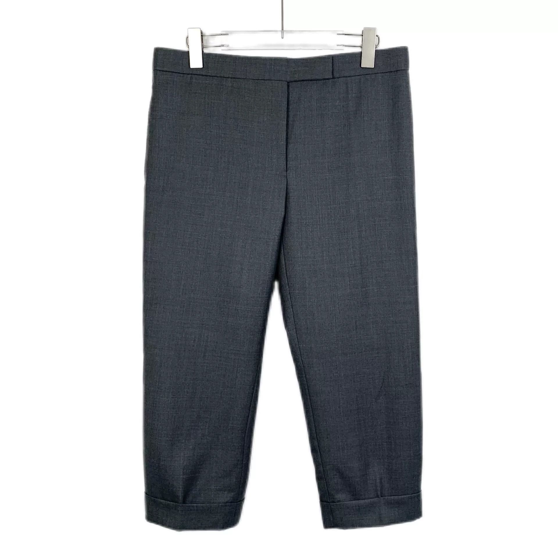 Thom Browne Thom Browne Gray Wool Trousers Size 44 Size US 28 / EU 44 - 1 Thumbnail