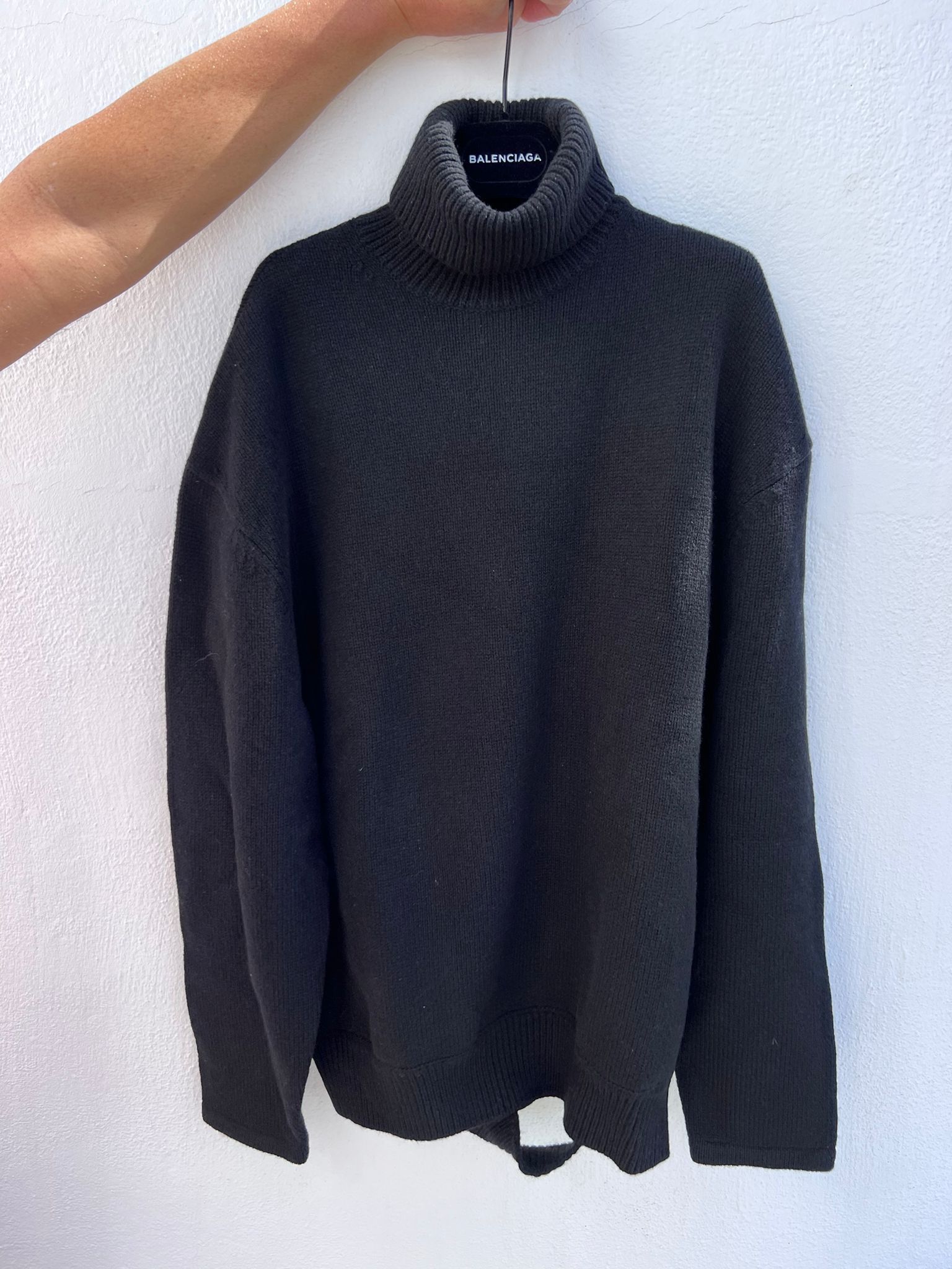 image of Balenciaga Turtleneck in Black, Men's (Size Small)