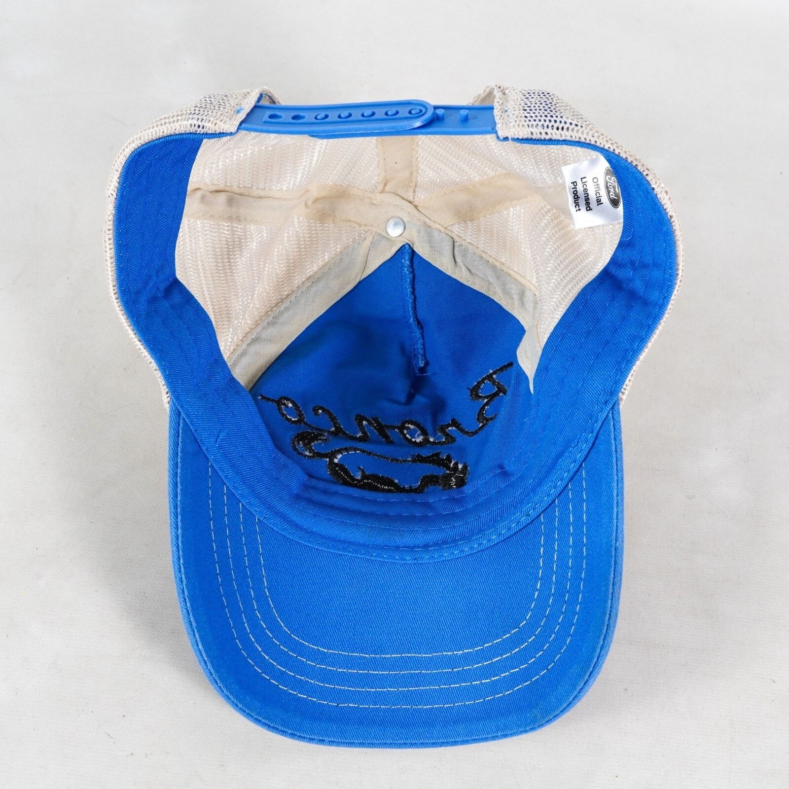 Ford Ford Bronco Horse Mesh Trucker Hat Cap Visor Snapback Blue Size ONE SIZE - 7 Thumbnail