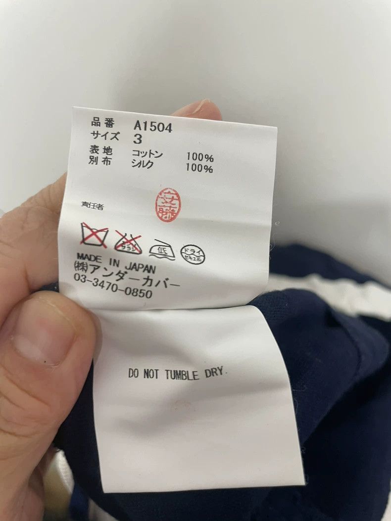 Undercover undercover size 3 08 SS Show Navy Blue Bandeau Pants 2502-N Size 24" / US 00 / IT 34 - 8 Thumbnail