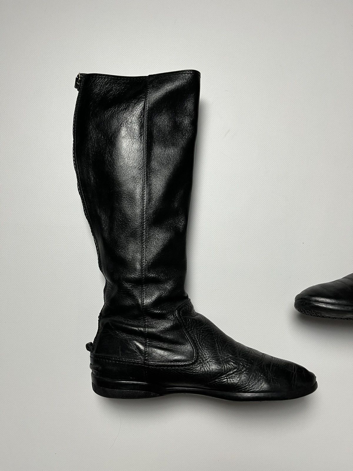 Gucci Gucci leather riding boots black vintage Size US 9 / IT 39 - 6 Thumbnail
