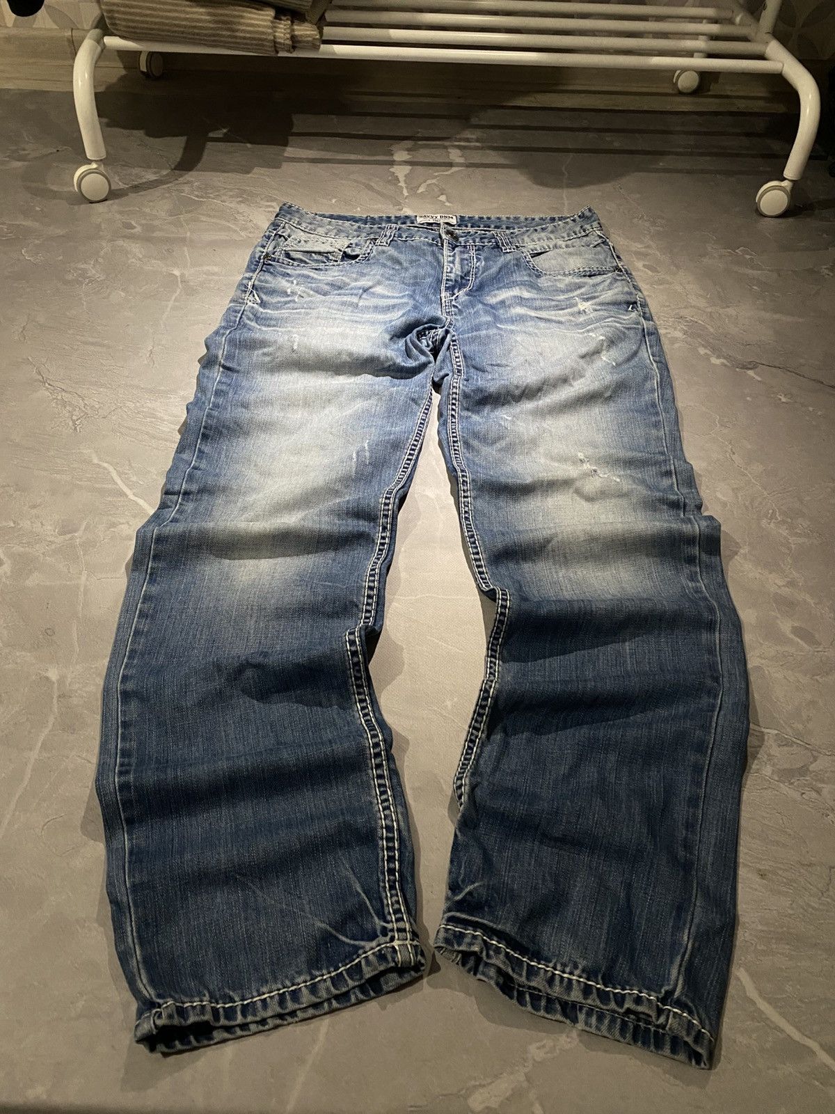 Vintage Slim Rap Swag Drip / Fresh Underground Style / Japan Tokyo Size US 32 / EU 48 - 1 Thumbnail