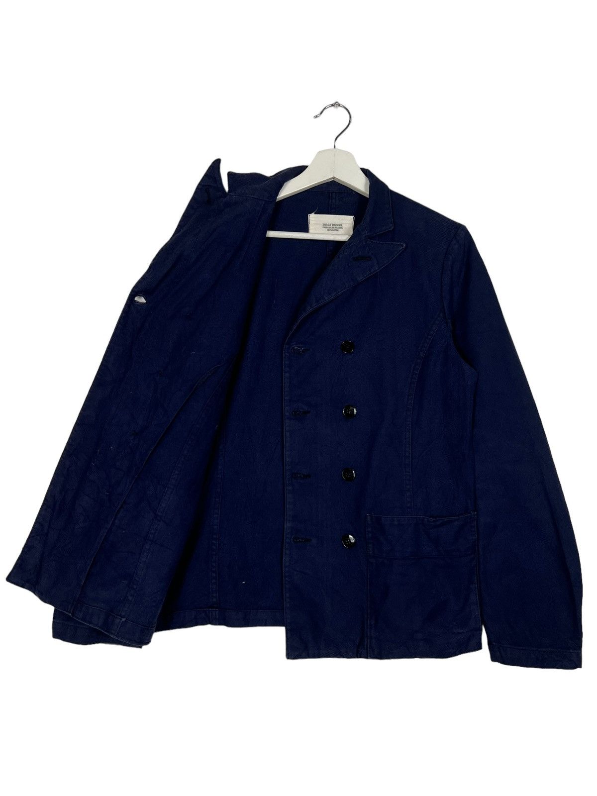 CABANE de ZUCCa 🔥 ZUCCA ISSEY MIYAKE NAVY USN JACKET Size US S / EU 44-46 / 1 - 9 Thumbnail