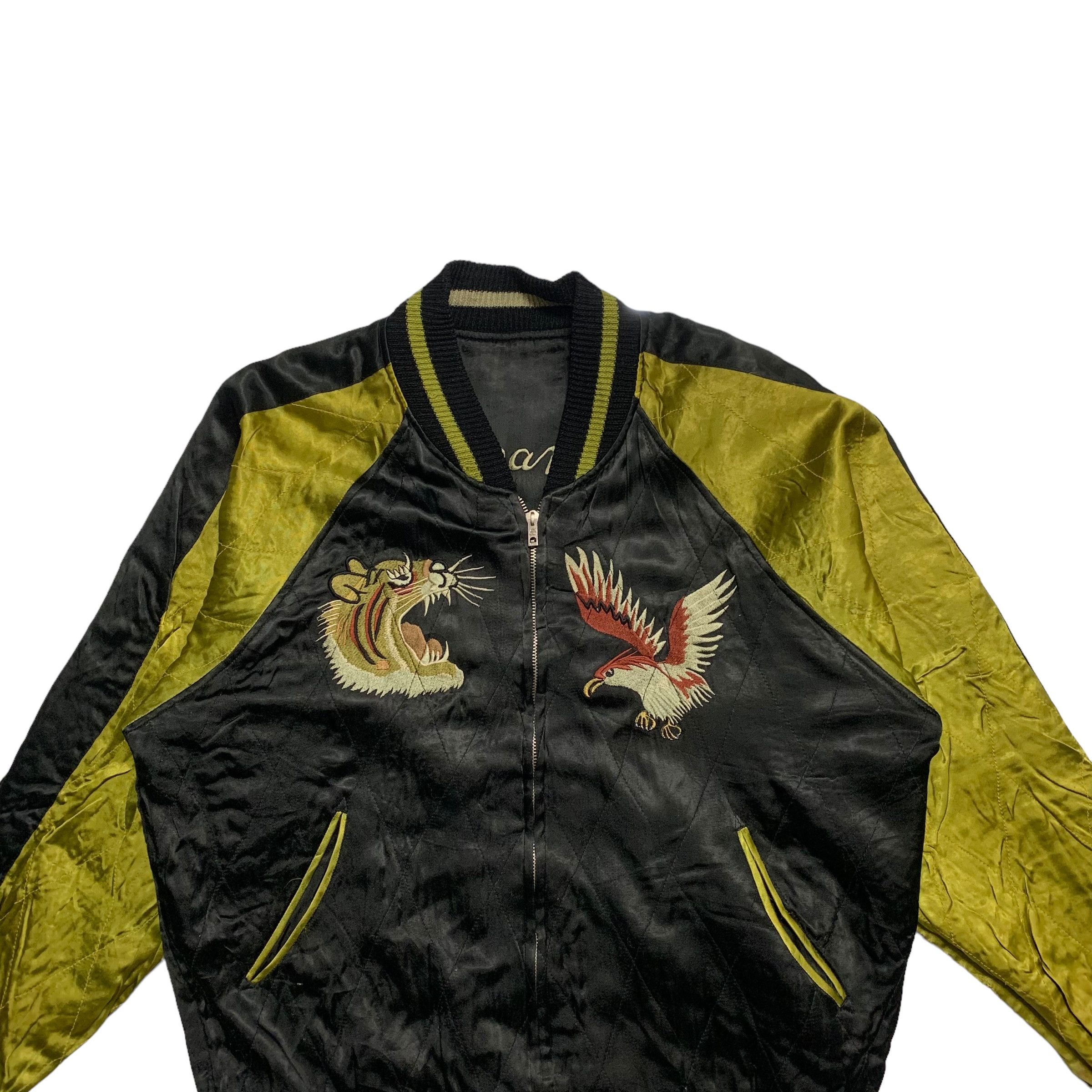 Japanese Brand Vintage 70s Japanese Brand Dragon Reversible Sukajan Jacket Size US M / EU 48-50 / 2 - 8 Thumbnail