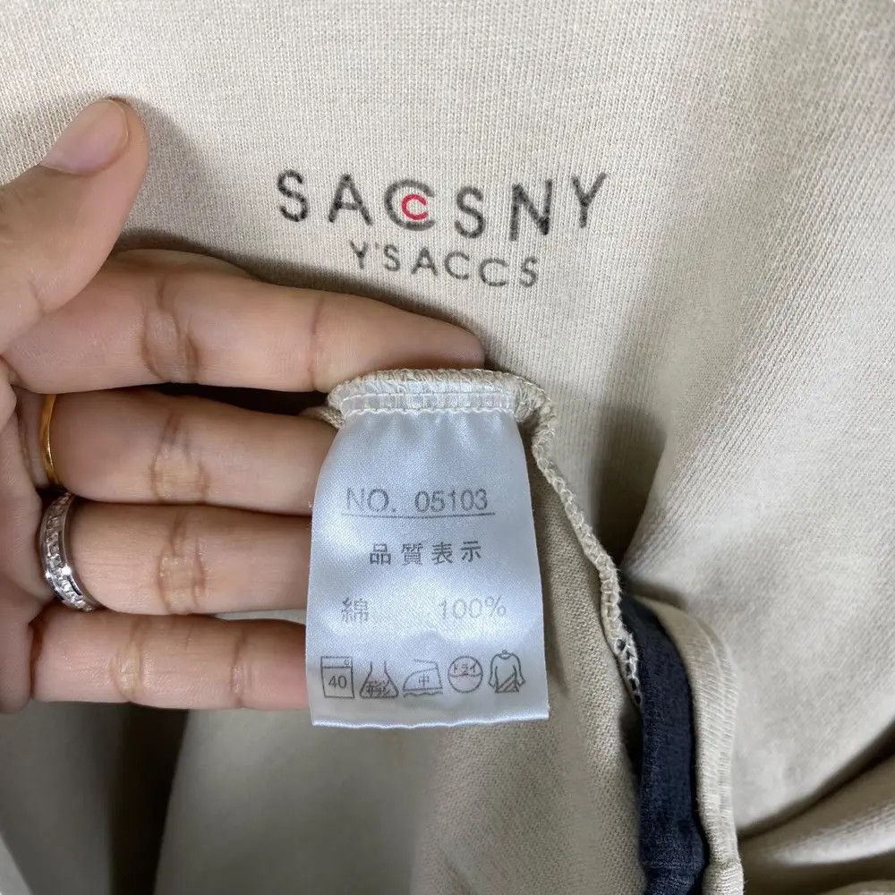 Designer SACSNY Y'SACCS Center Logo Double Layer Long Sleeve Size US L / EU 52-54 / 3 - 5 Thumbnail