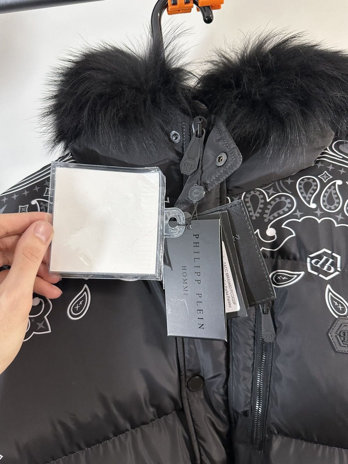 Philipp Plein Philipp Plein Paisley 4XL Puffer Skull Jacket Coat Size US XXL / EU 58 / 5 - 7 Thumbnail