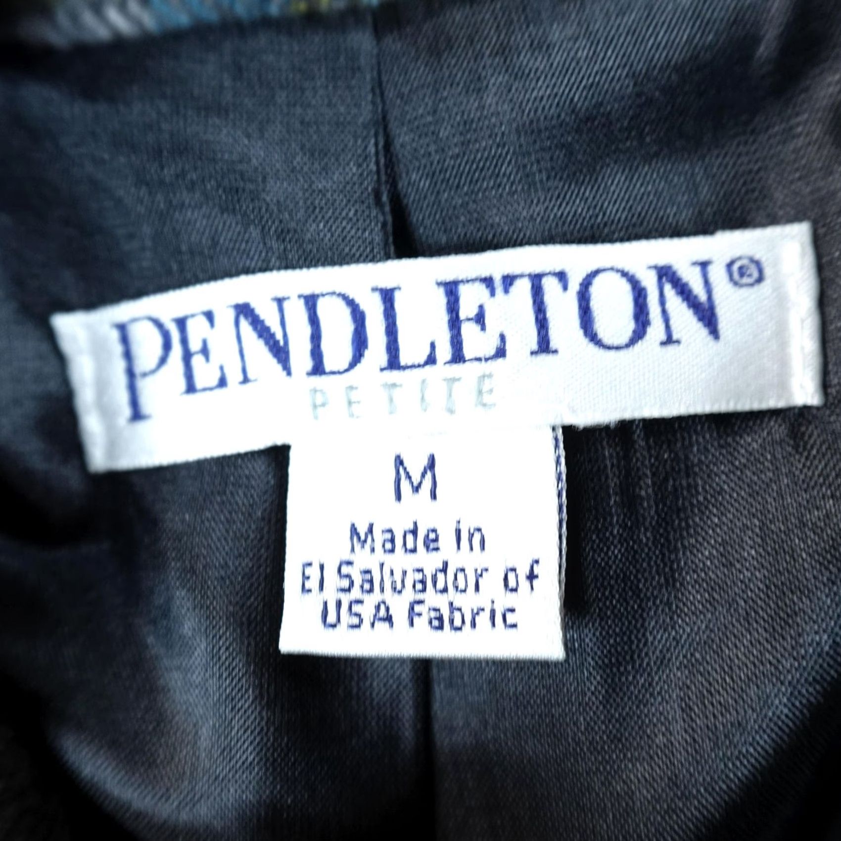Pendleton Pendleton Jacket Womens M Gray Plaid Wool Full Zip Coat Outdoor Blazer Size M / US 6-8 / IT 42-44 - 4 Thumbnail