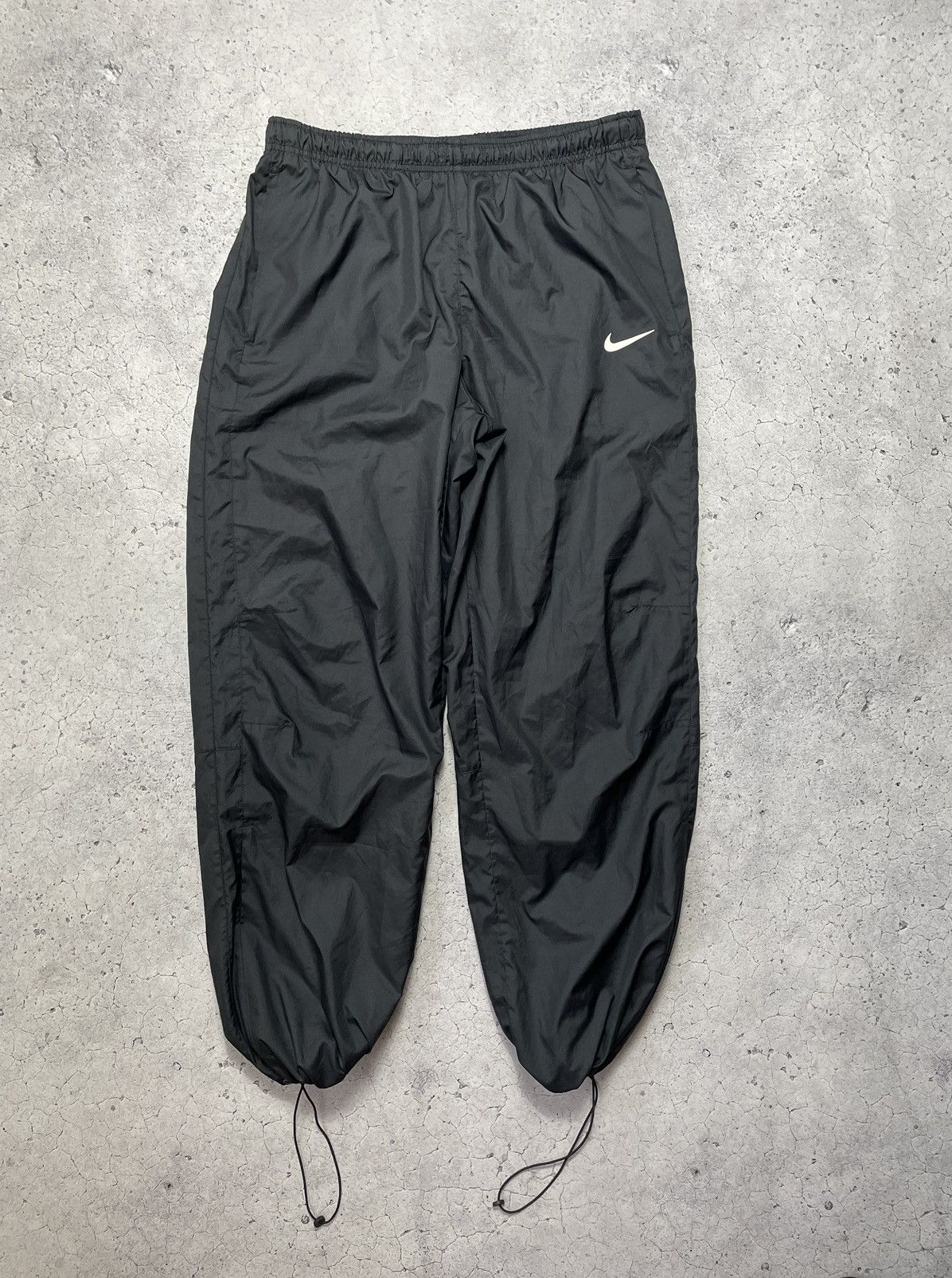 Nike Vintage Nike Track Pants Nylon Drill Y2K Swoosh Logo | Grailed