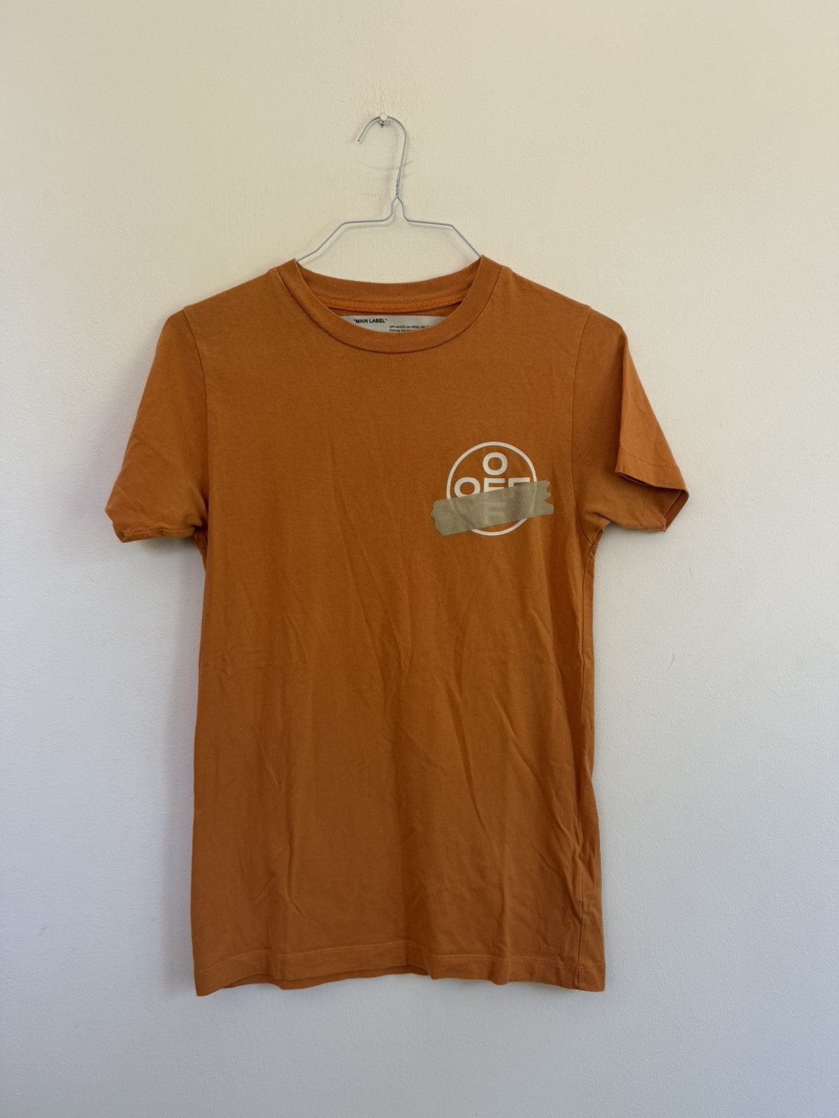 Off-White Off White Orange Tape Arrow TEE Size US XS / EU 42 / 0 - 1 Thumbnail