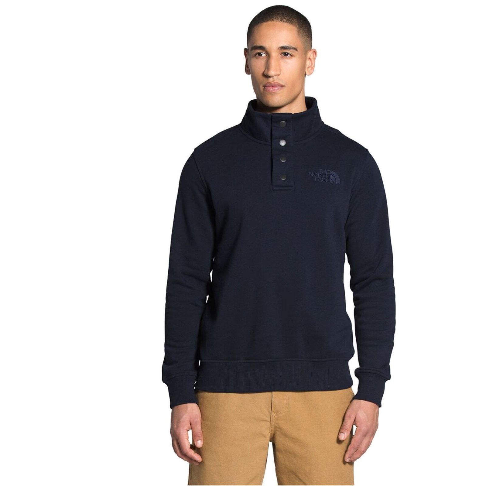 The North Face The North Face 1/4-Snap Fleece Pullover Navy Men's XL Size US XL / EU 56 / 4 - 1 Thumbnail