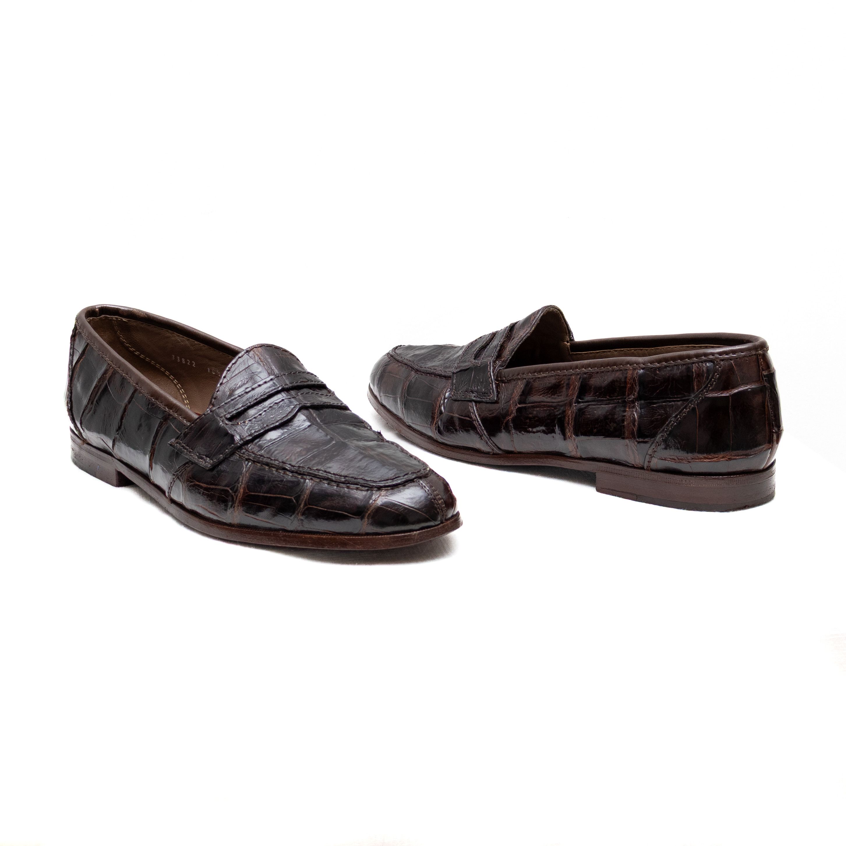 Bruno Magli Bruno Magli Genuine Brown Crocodile Loafers – Size 10.5 M Size US 10.5 / EU 43-44 - 6 Thumbnail