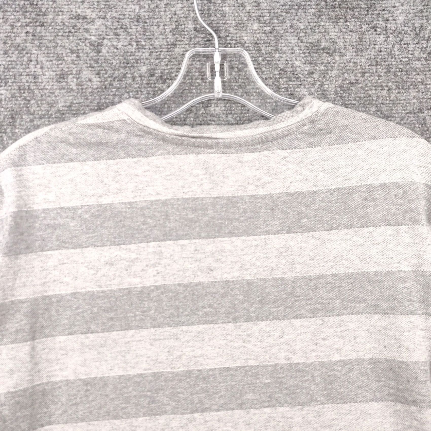 Michael Kors Michael Kors Shirt Mens M Gray Striped Neck Short Sleeves Casual Size US M / EU 48-50 / 2 - 5 Thumbnail