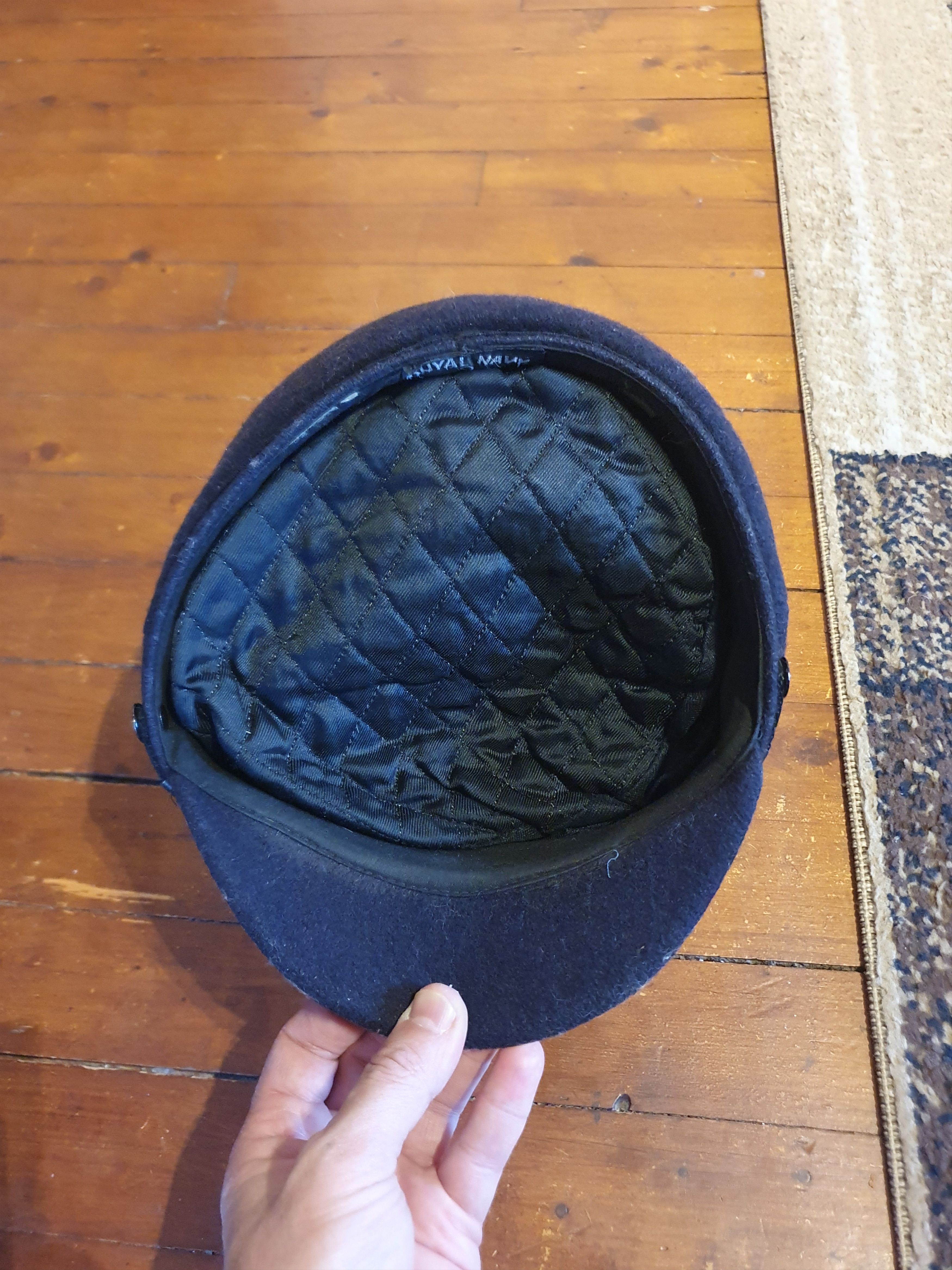 Vintage Royal Imperial Navy Captains Flat Cap Sailor Hat Size ONE SIZE - 4 Thumbnail