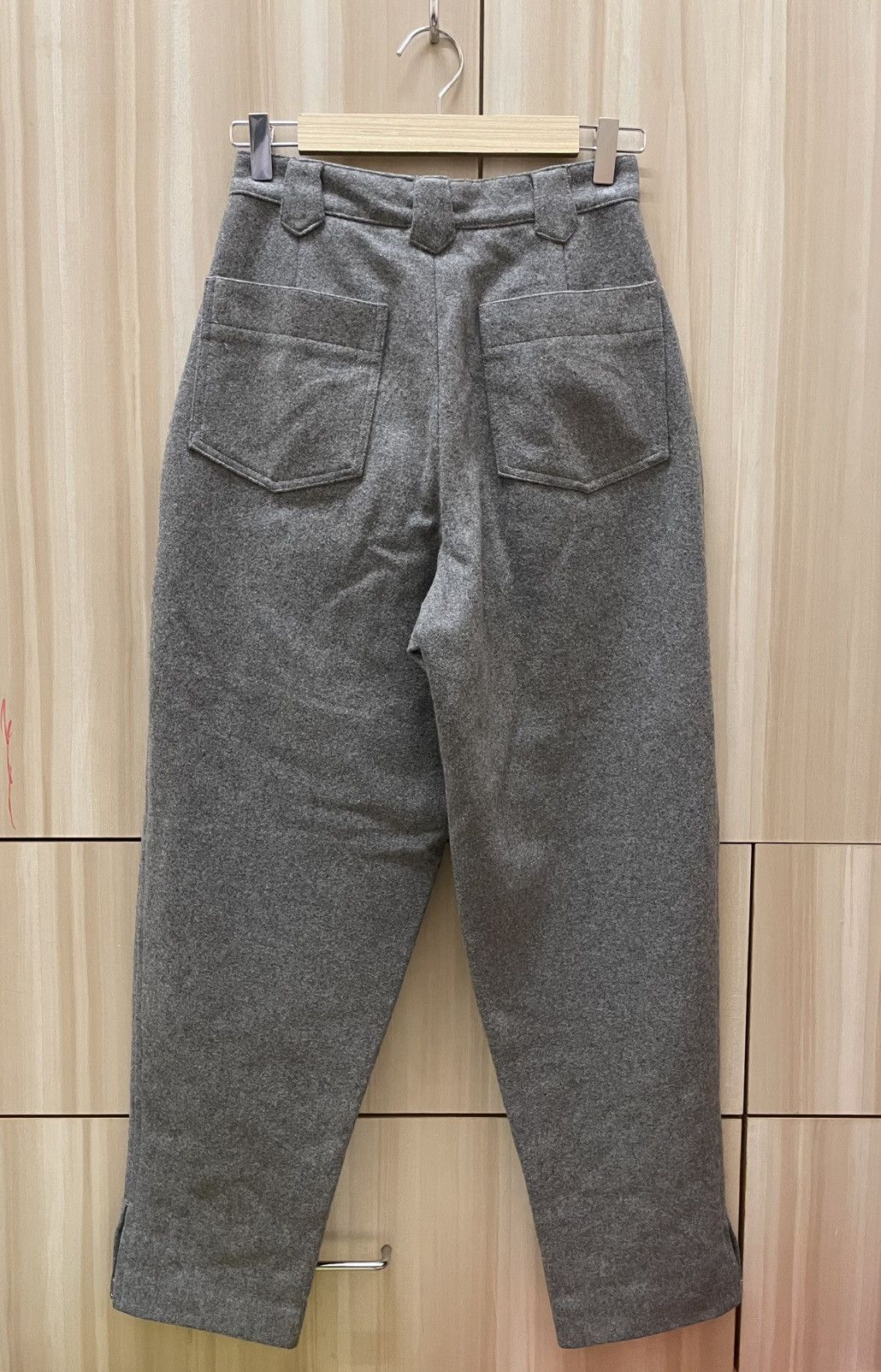 Comme des Garcons Vtg 90s CDG Women's Knee Patch Wool Pants Size 26" / US 2 / IT 38 - 6 Thumbnail